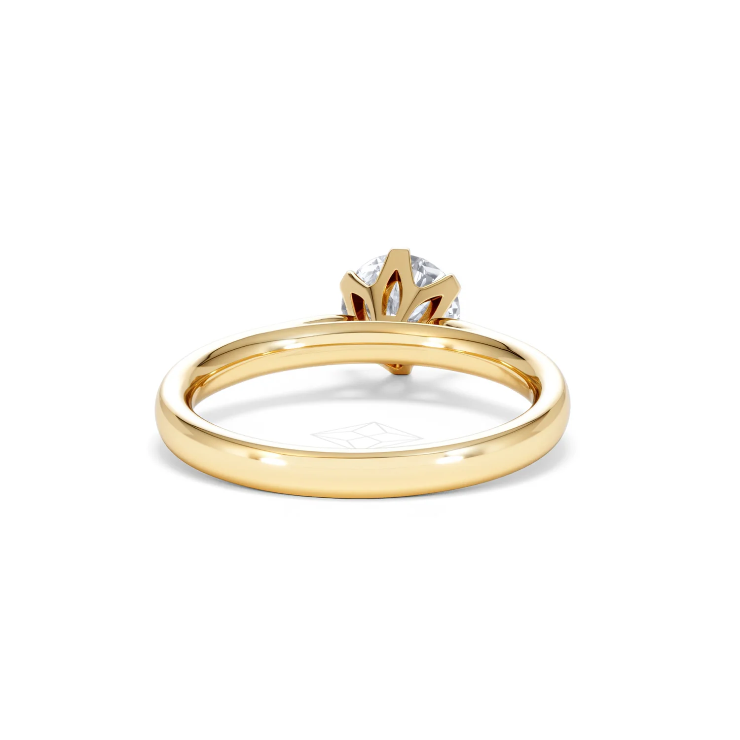 1 Carat Diamond Engagement Ring High Set Chloe Lab FVS1 18K Gold - Image 46