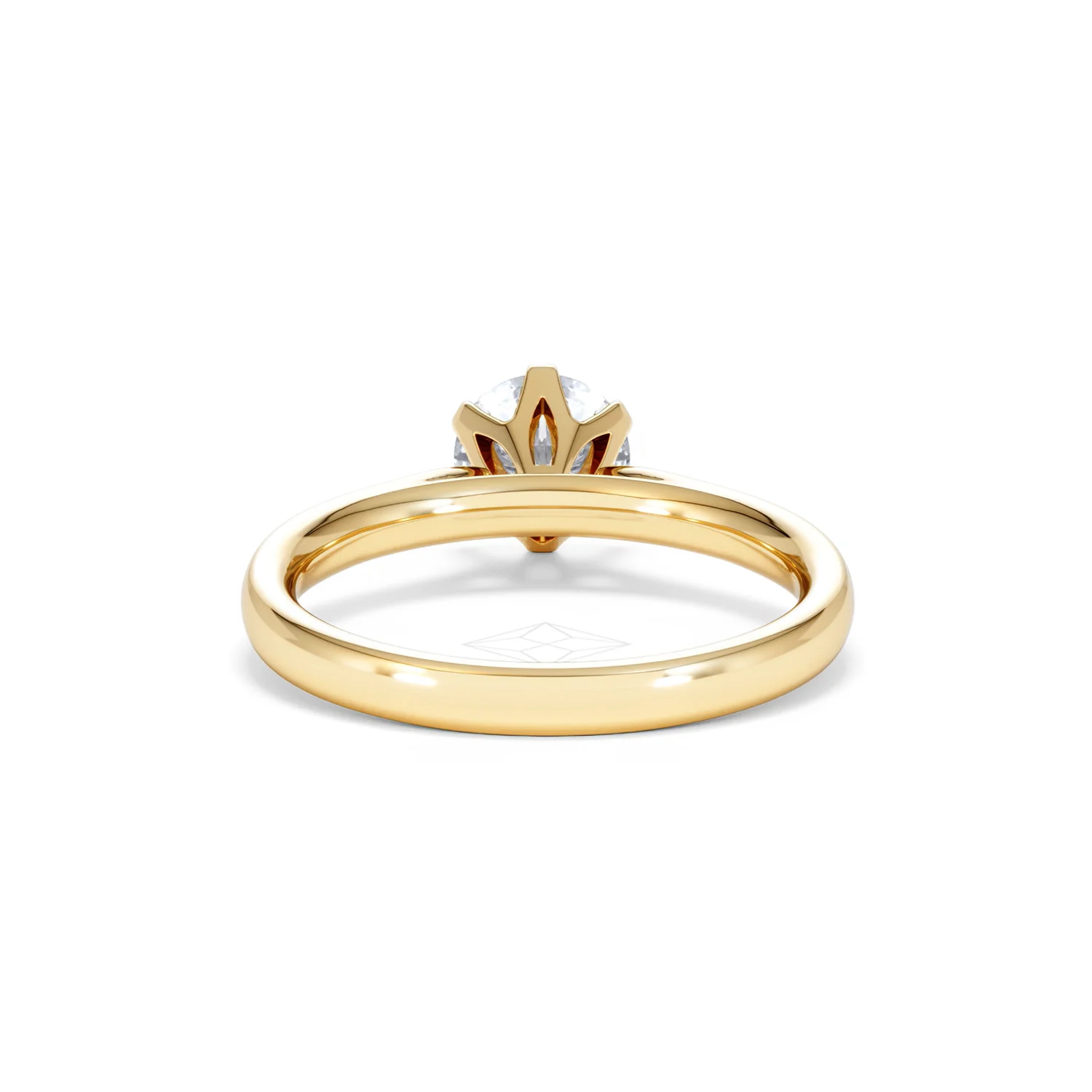1 Carat Diamond Engagement Ring High Set Chloe Lab FVS1 18K Gold - Image 48