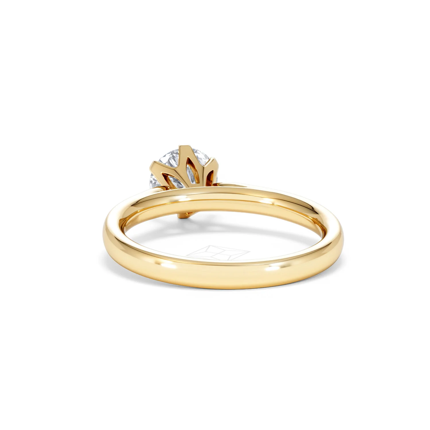 1 Carat Diamond Engagement Ring High Set Chloe Lab FVS1 18K Gold - Image 51
