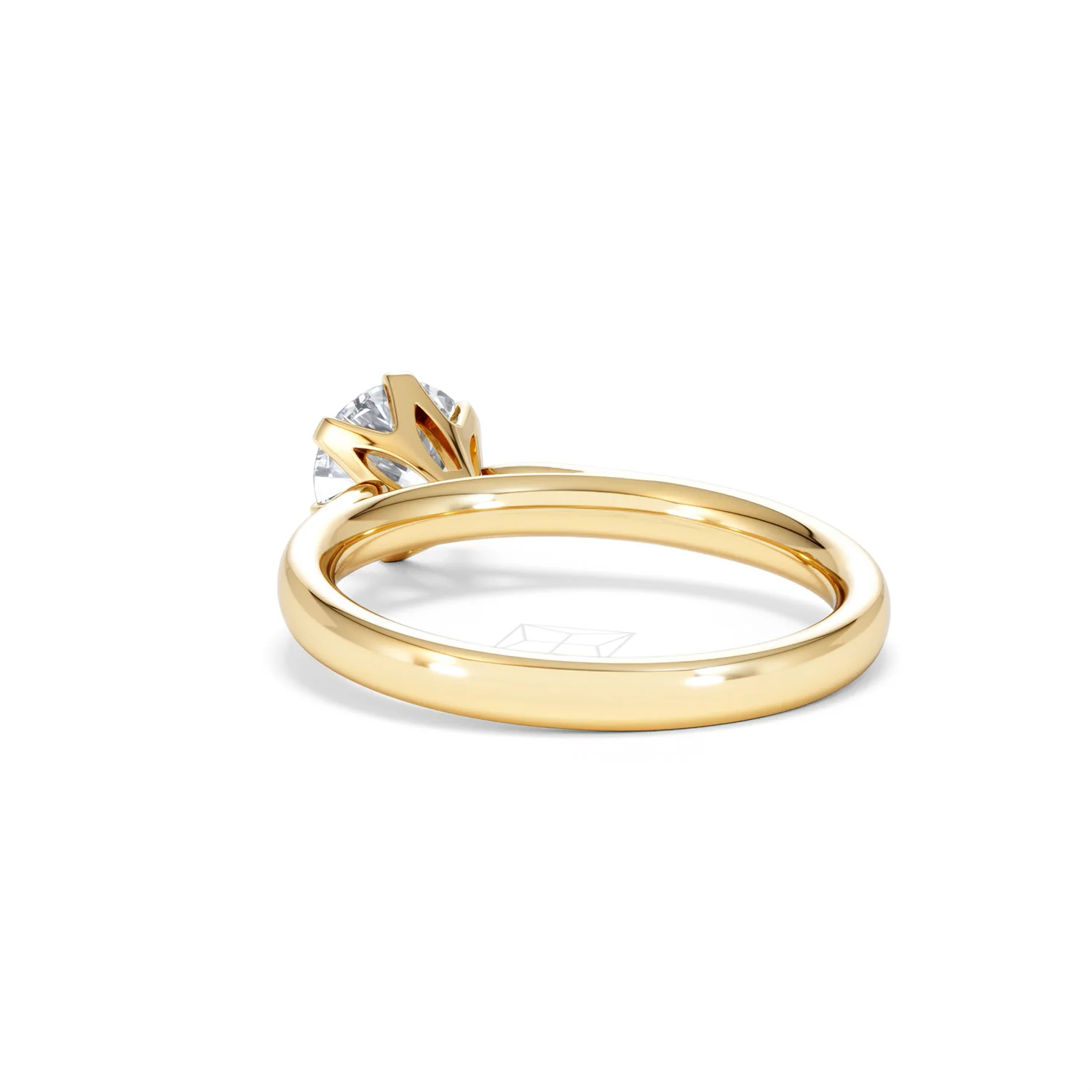 1 Carat Diamond Engagement Ring High Set Chloe Lab FVS1 18K Gold - Image 54
