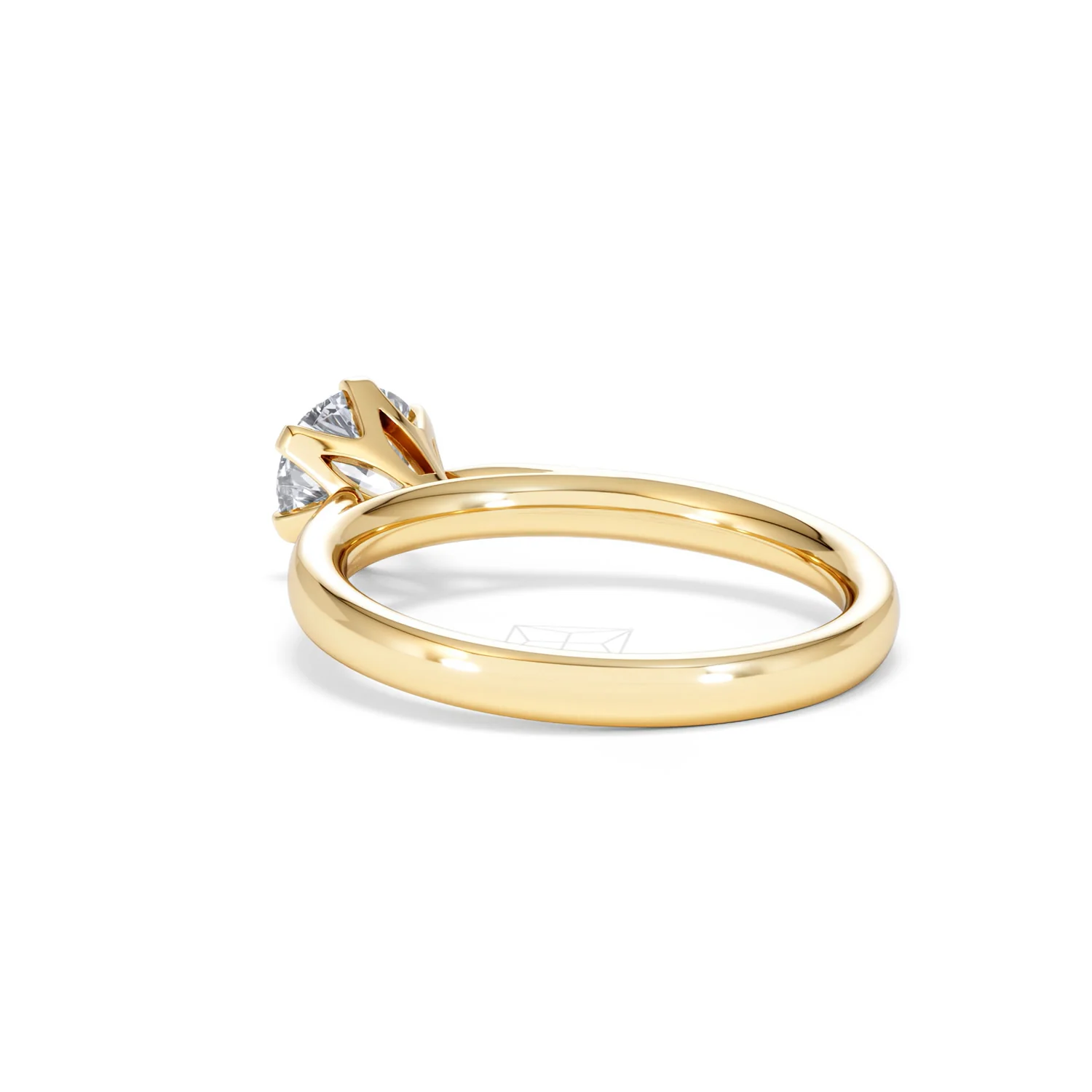 1 Carat Diamond Engagement Ring High Set Chloe Lab FVS1 18K Gold - Image 56