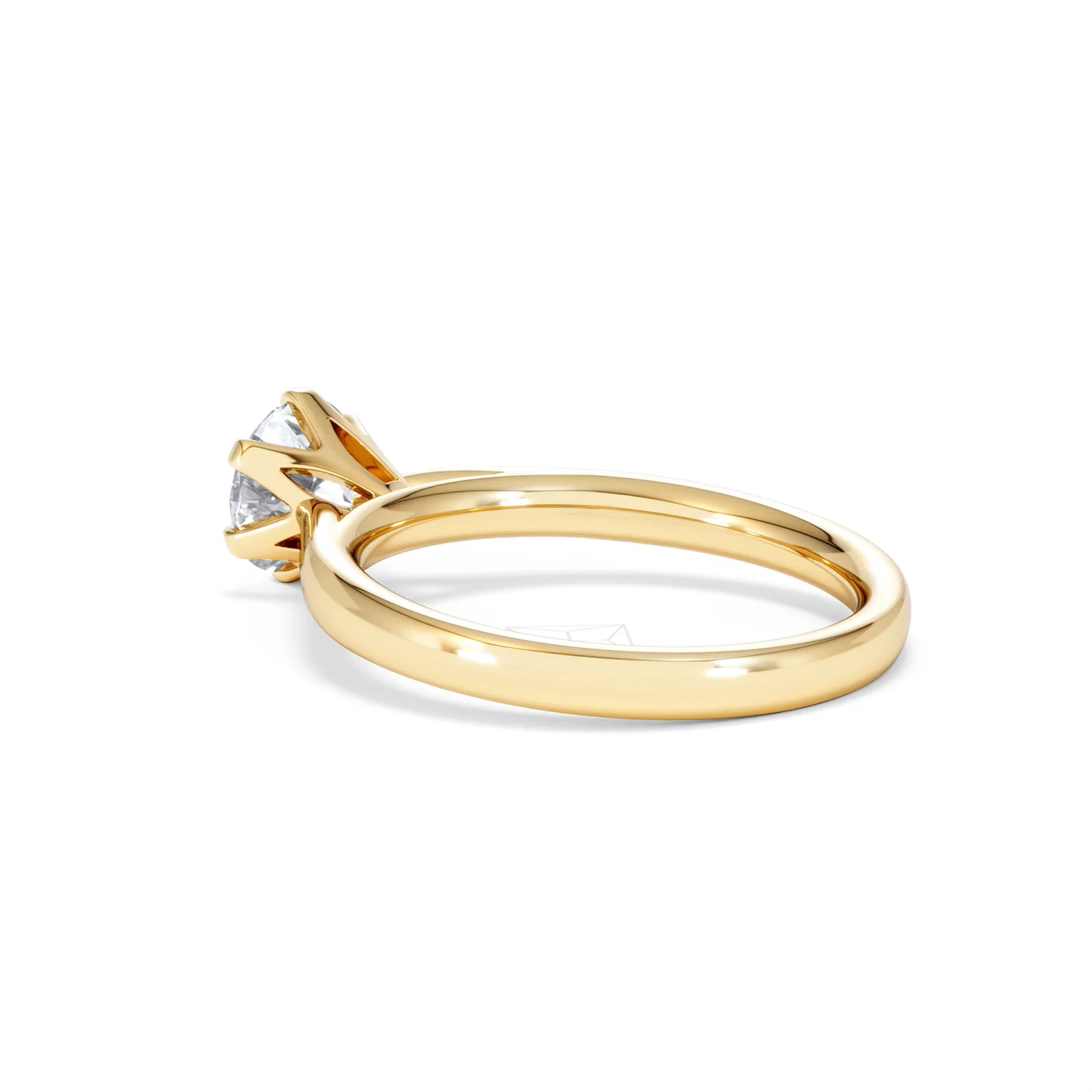 1 Carat Diamond Engagement Ring High Set Chloe Lab FVS1 18K Gold - Image 59