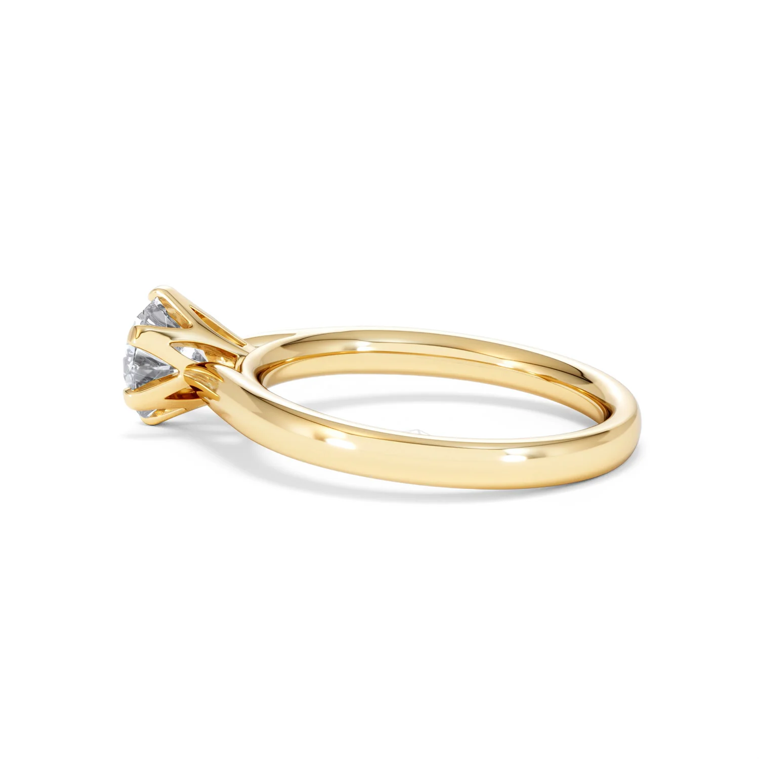 1 Carat Diamond Engagement Ring High Set Chloe Lab FVS1 18K Gold - Image 64