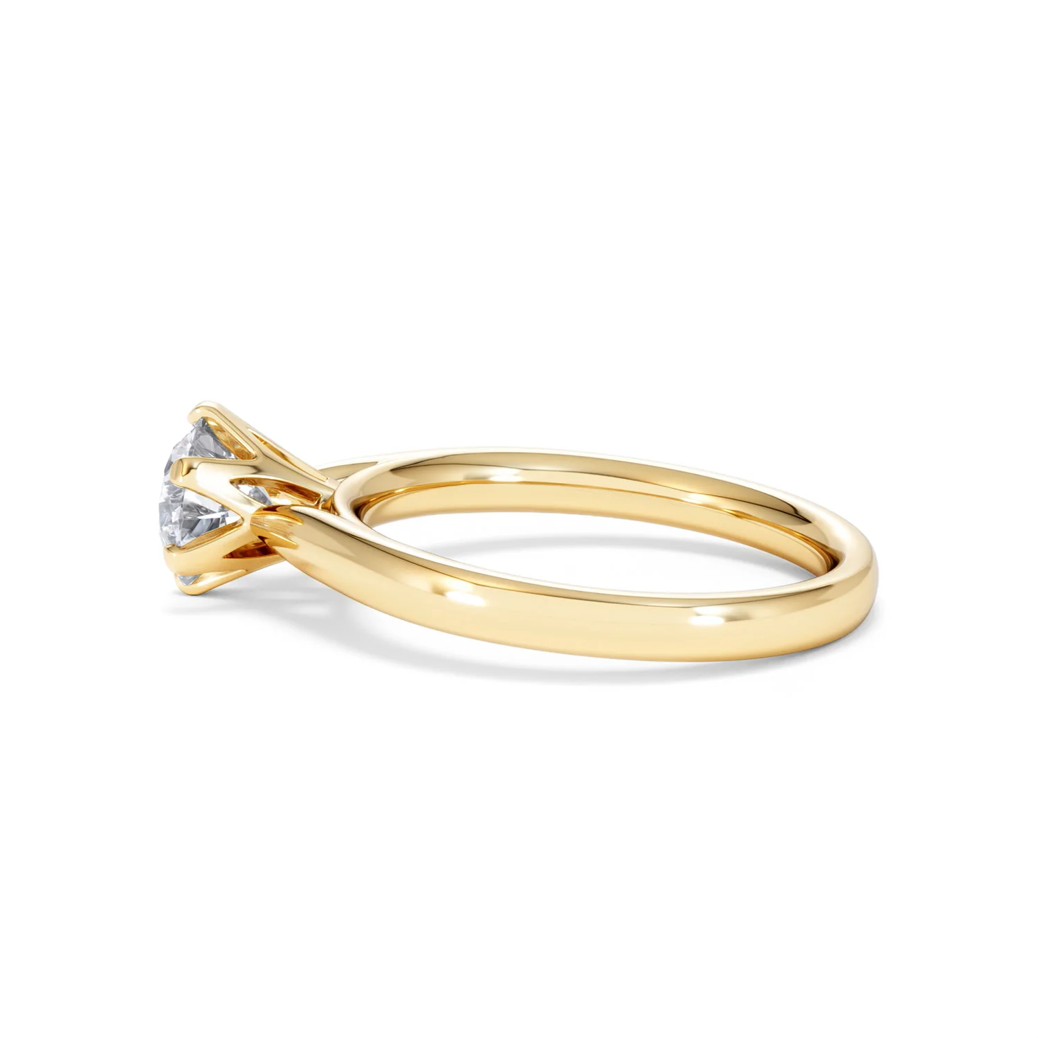 1 Carat Diamond Engagement Ring High Set Chloe Lab FVS1 18K Gold - Image 66