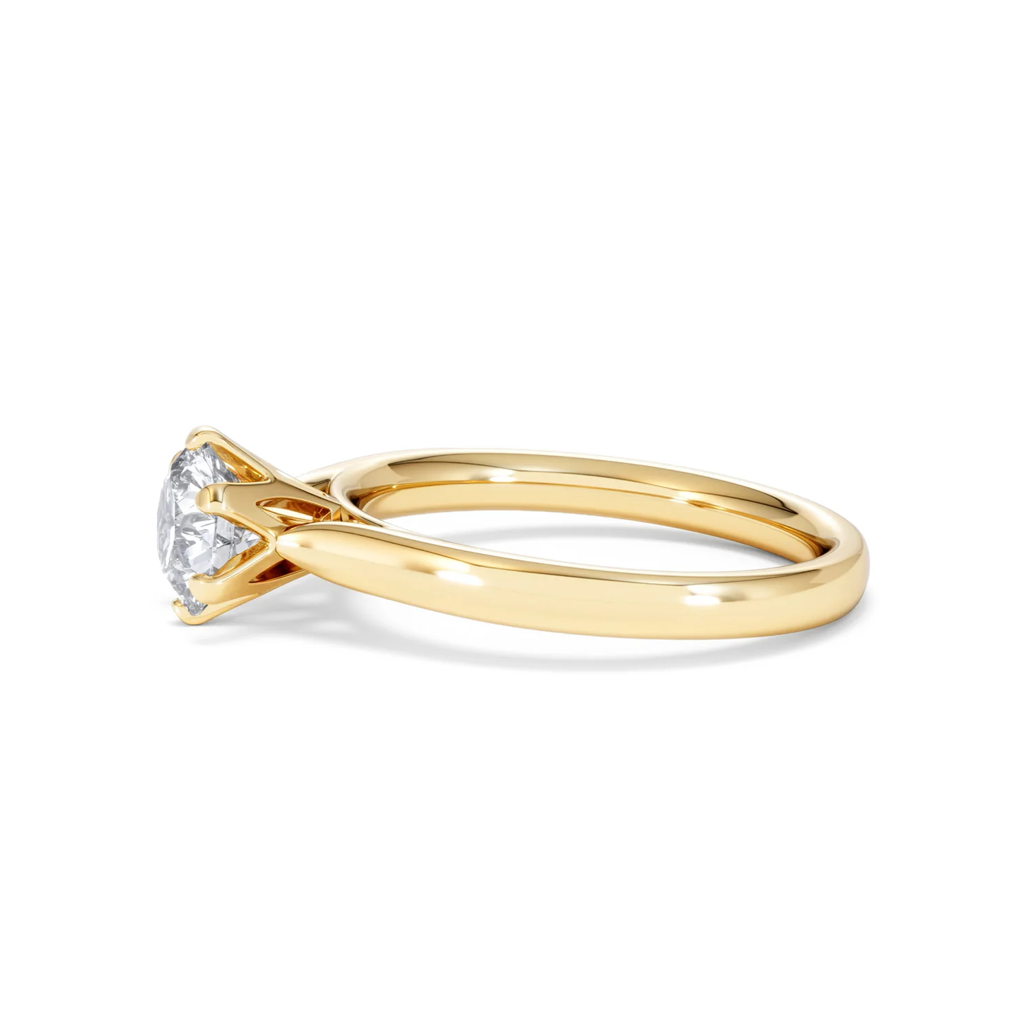 1 Carat Diamond Engagement Ring High Set Chloe Lab FVS1 18K Gold - Image 71