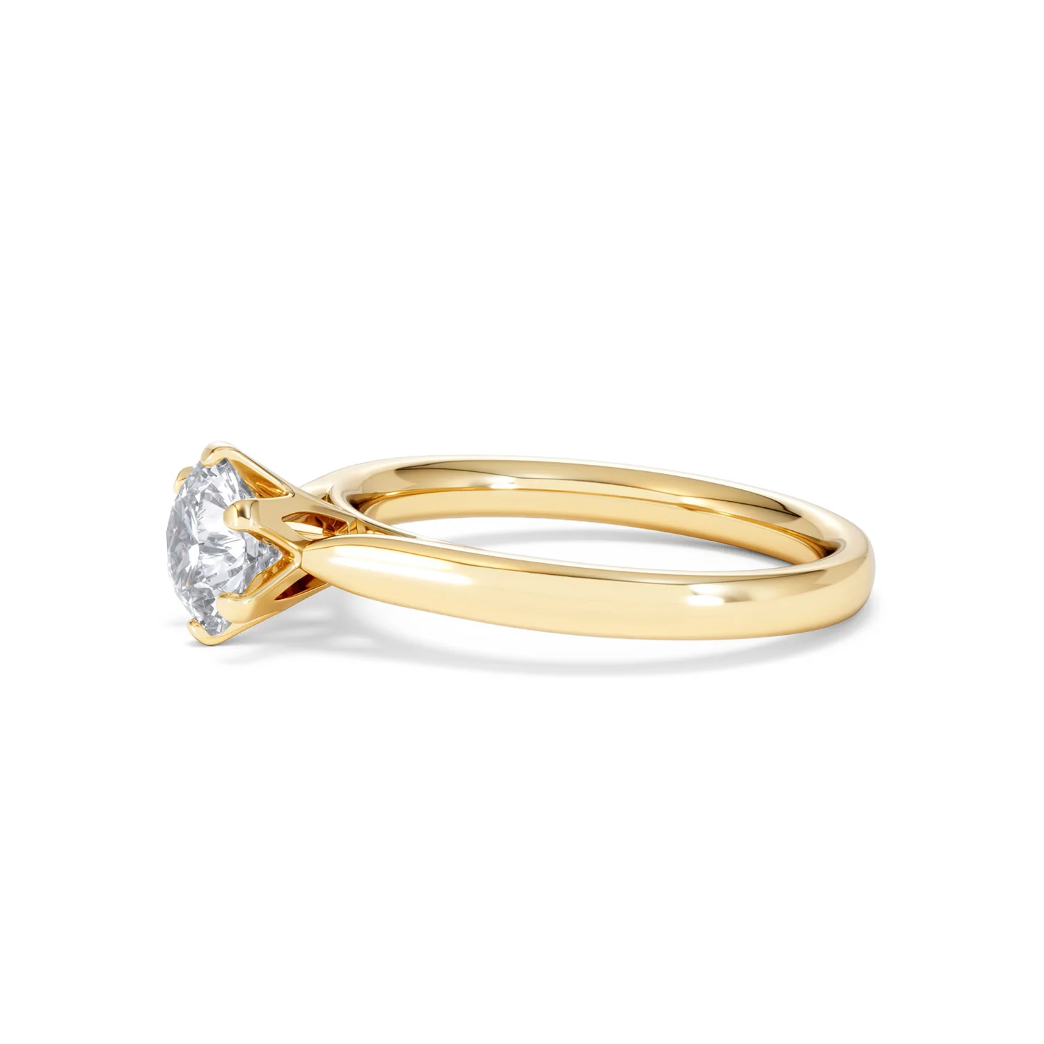 1 Carat Diamond Engagement Ring High Set Chloe Lab FVS1 18K Gold - Image 73