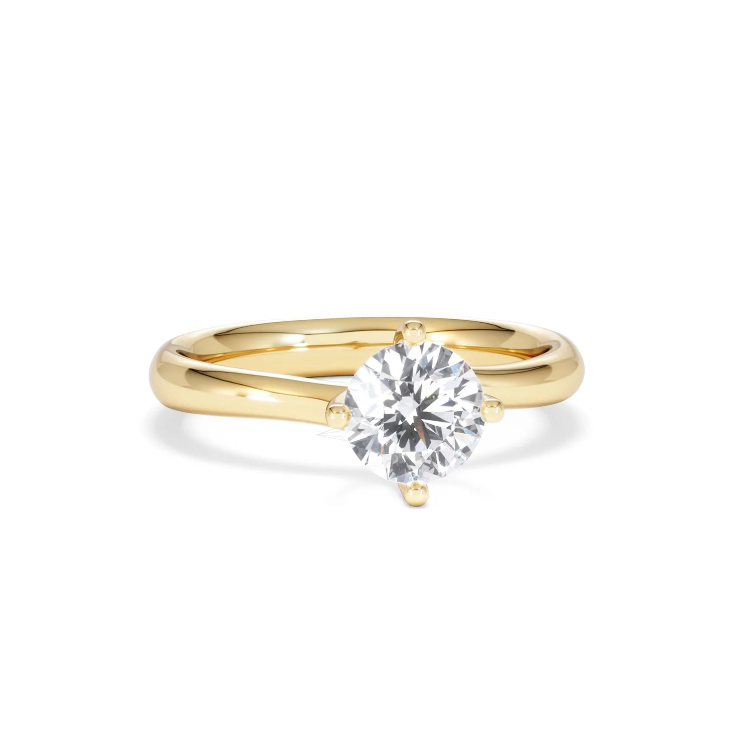 1 Carat Diamond Engagement Ring Lily Lab F/VS1 18K Gold IGI Certified - Image 10