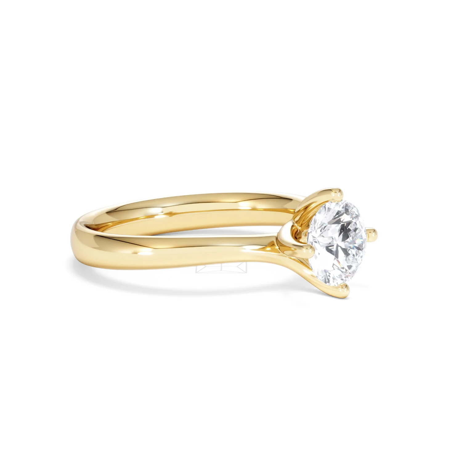 1 Carat Diamond Engagement Ring Lily Lab F/VS1 18K Gold IGI Certified - Image 18