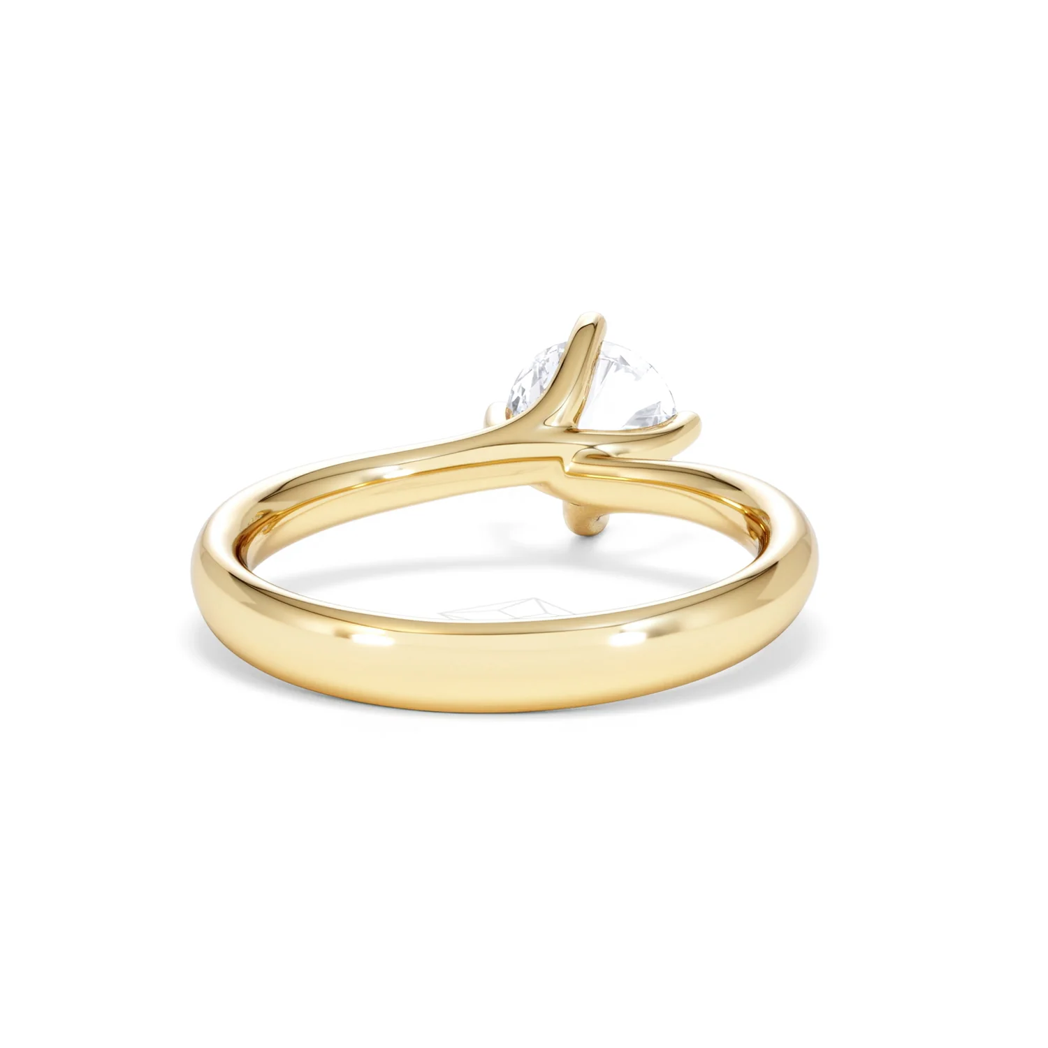 1 Carat Diamond Engagement Ring Lily Lab F/VS1 18K Gold IGI Certified - Image 45