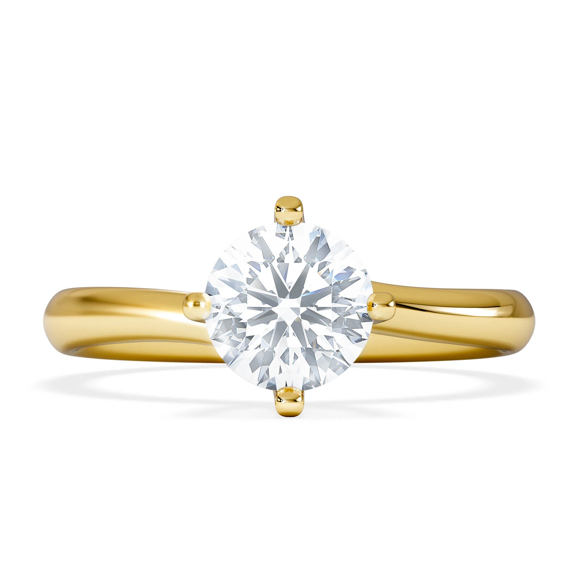 1 Carat Diamond Engagement Ring Lily Lab F/VS1 18K Gold IGI Certified - Image 6