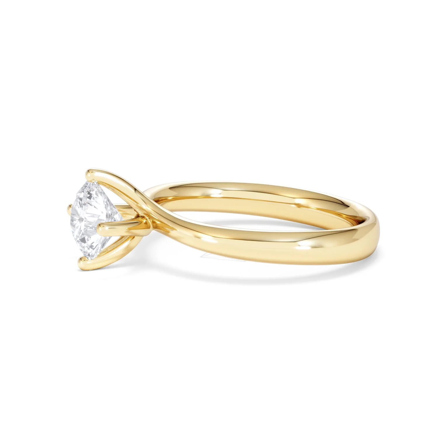 1 Carat Diamond Engagement Ring Lily Lab F/VS1 18K Gold IGI Certified - Image 73