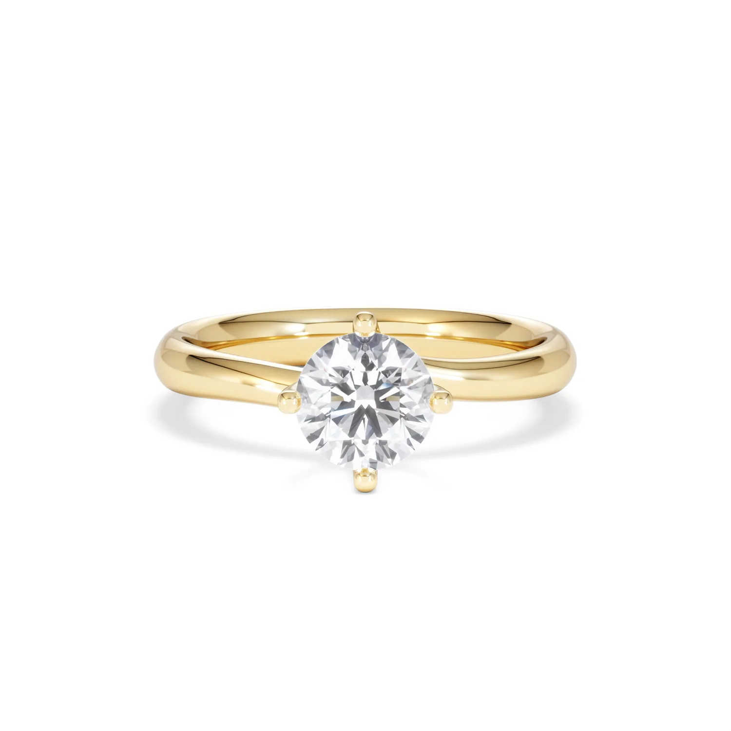 1 Carat Diamond Engagement Ring Lily Lab F/VS1 18K Gold IGI Certified - Image 8