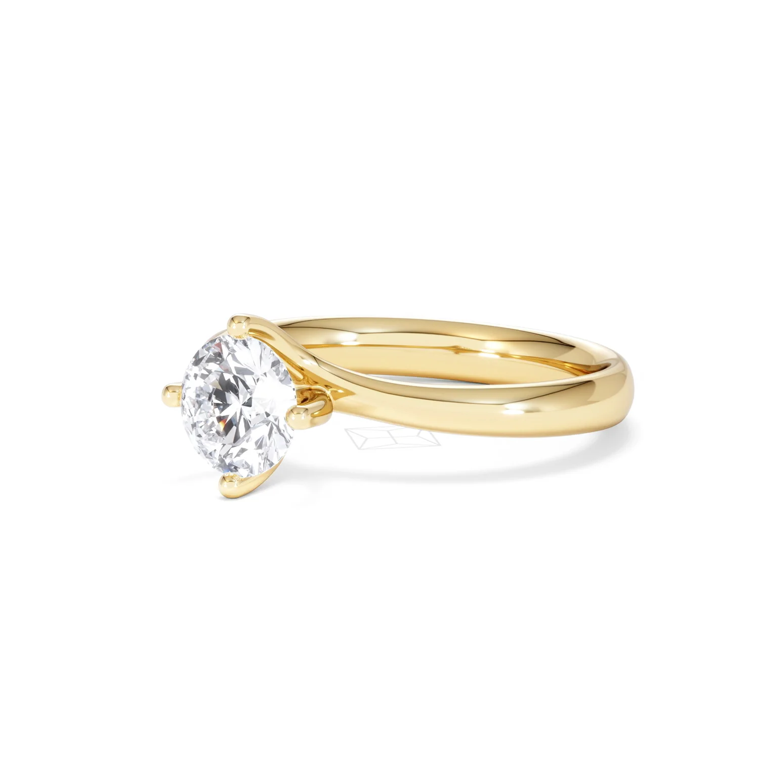 1 Carat Diamond Engagement Ring Lily Lab F/VS1 18K Gold IGI Certified - Image 80