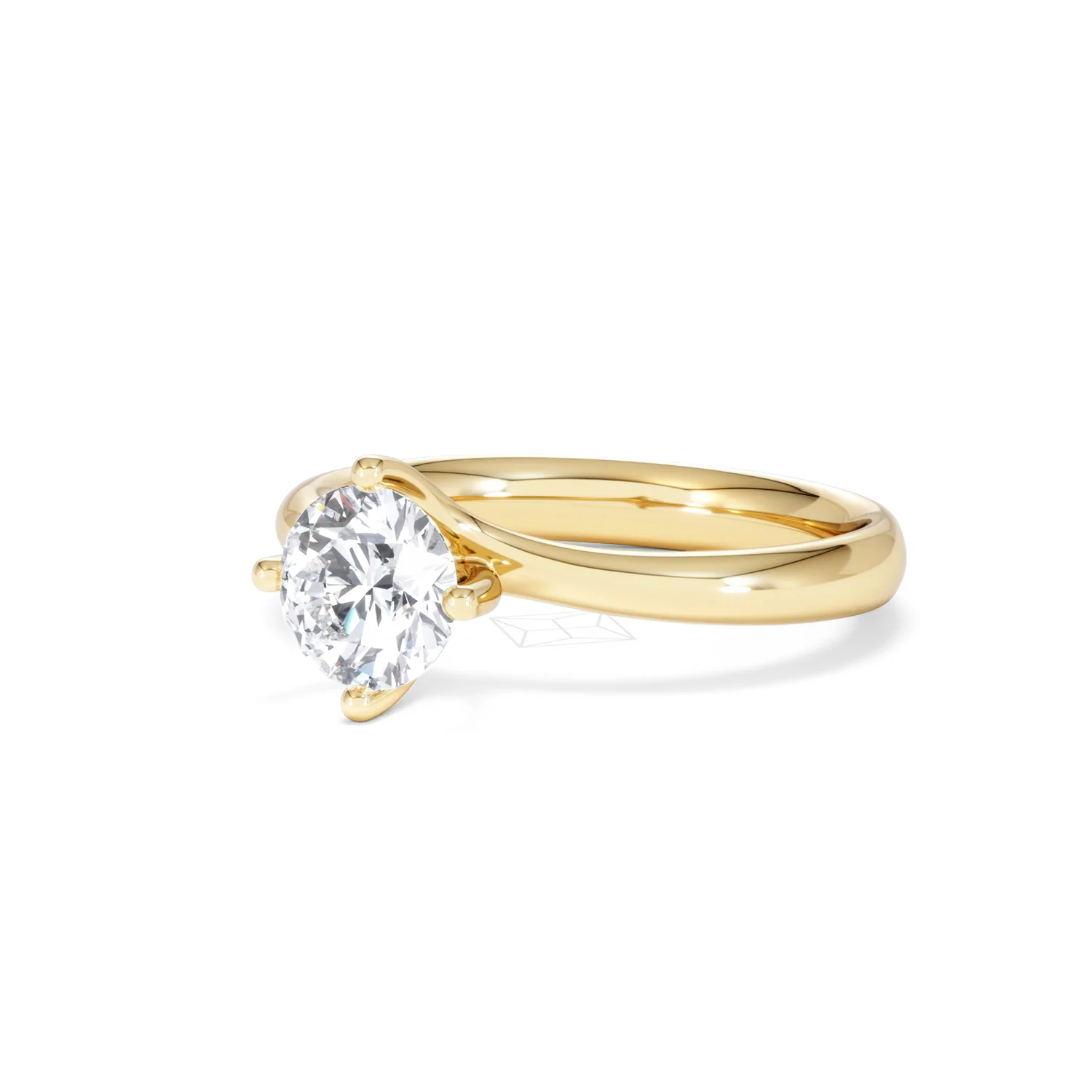 1 Carat Diamond Engagement Ring Lily Lab F/VS1 18K Gold IGI Certified - Image 81