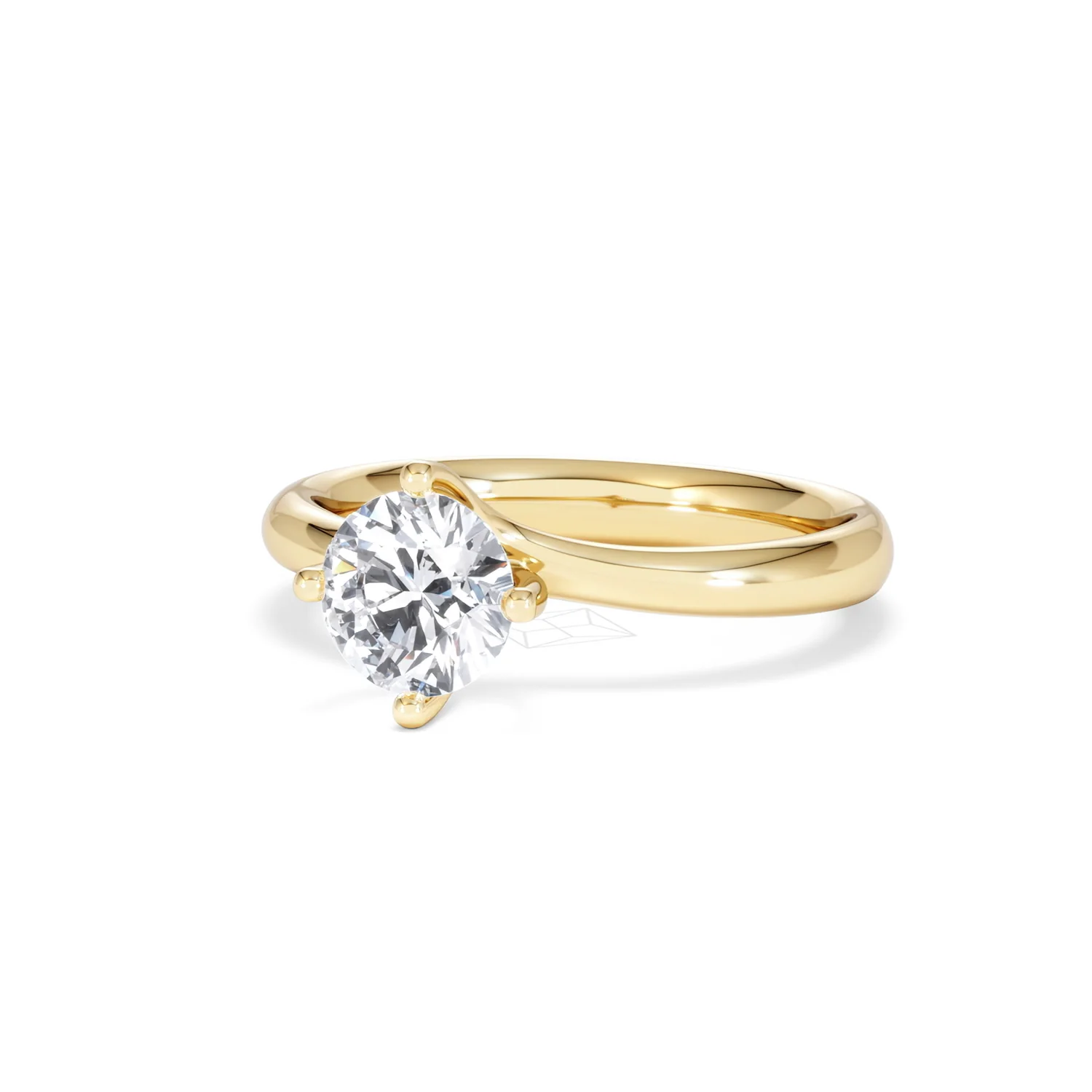 1 Carat Diamond Engagement Ring Lily Lab F/VS1 18K Gold IGI Certified - Image 83