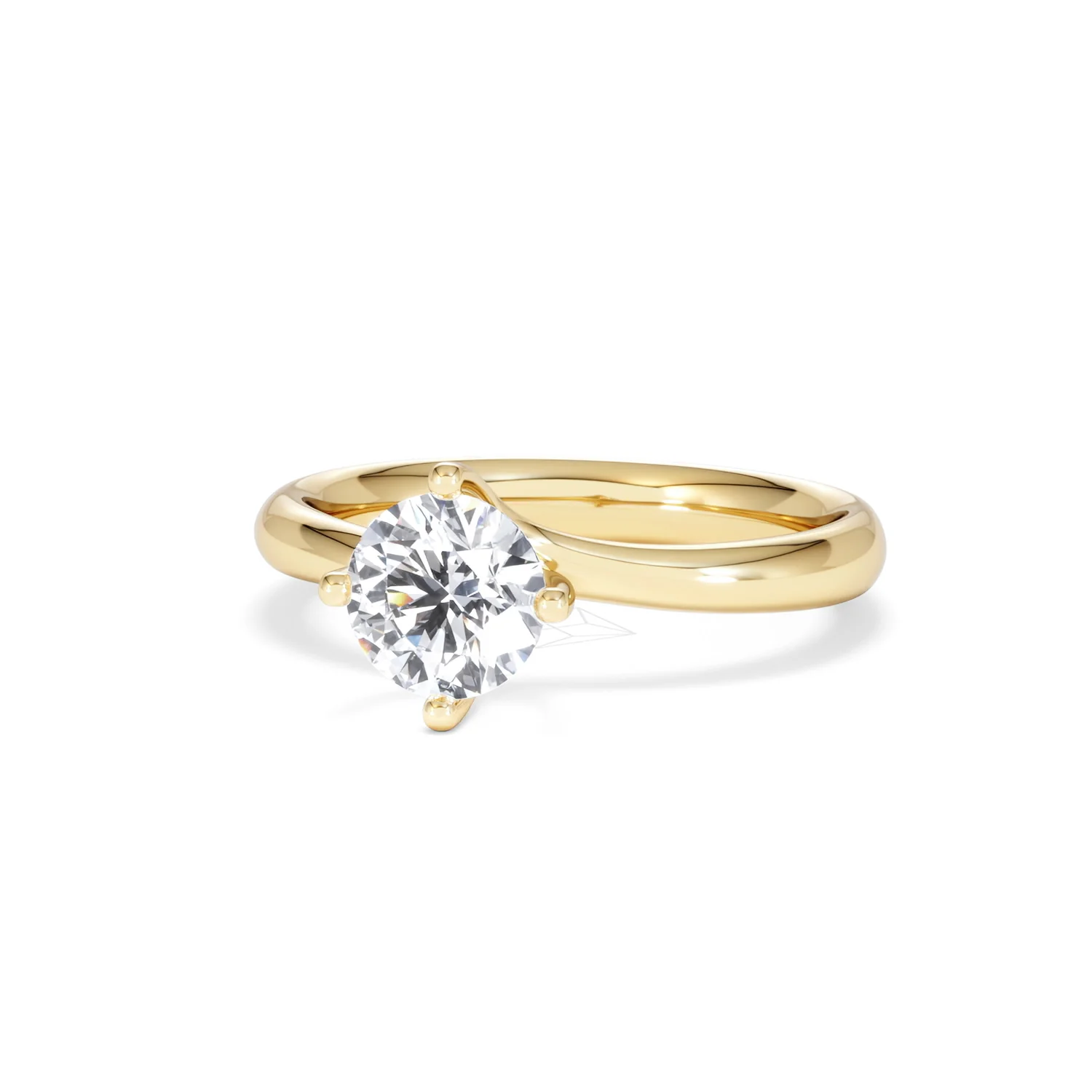1 Carat Diamond Engagement Ring Lily Lab F/VS1 18K Gold IGI Certified - Image 84