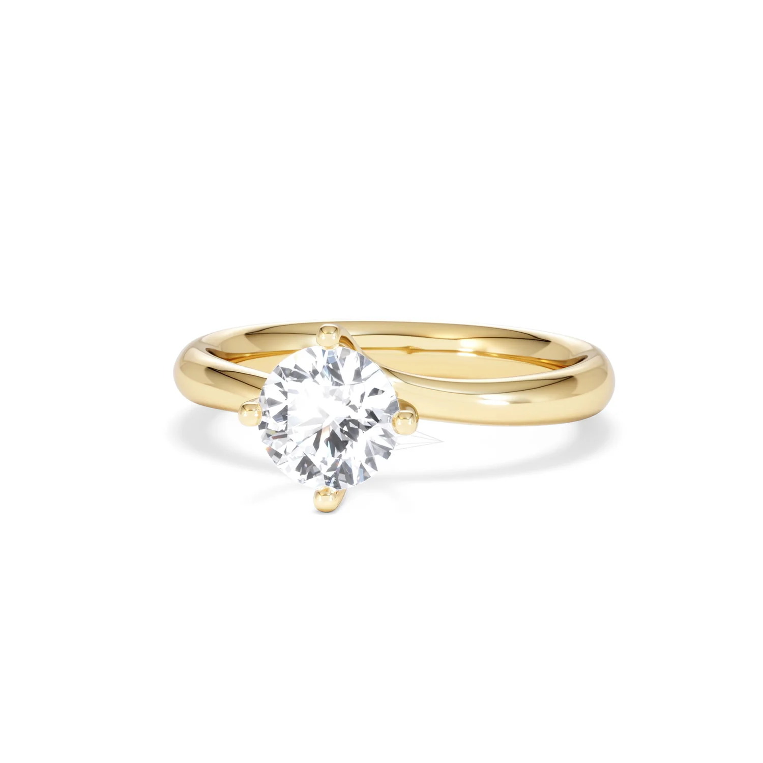 1 Carat Diamond Engagement Ring Lily Lab F/VS1 18K Gold IGI Certified - Image 85