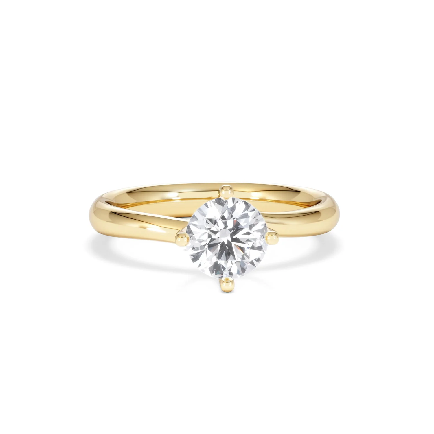 1 Carat Diamond Engagement Ring Lily Lab F/VS1 18K Gold IGI Certified - Image 9
