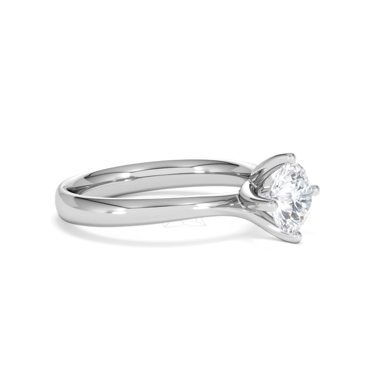 1 Carat Diamond Engagement Ring Lily Lab F/VS1 18K White Gold - Image 20