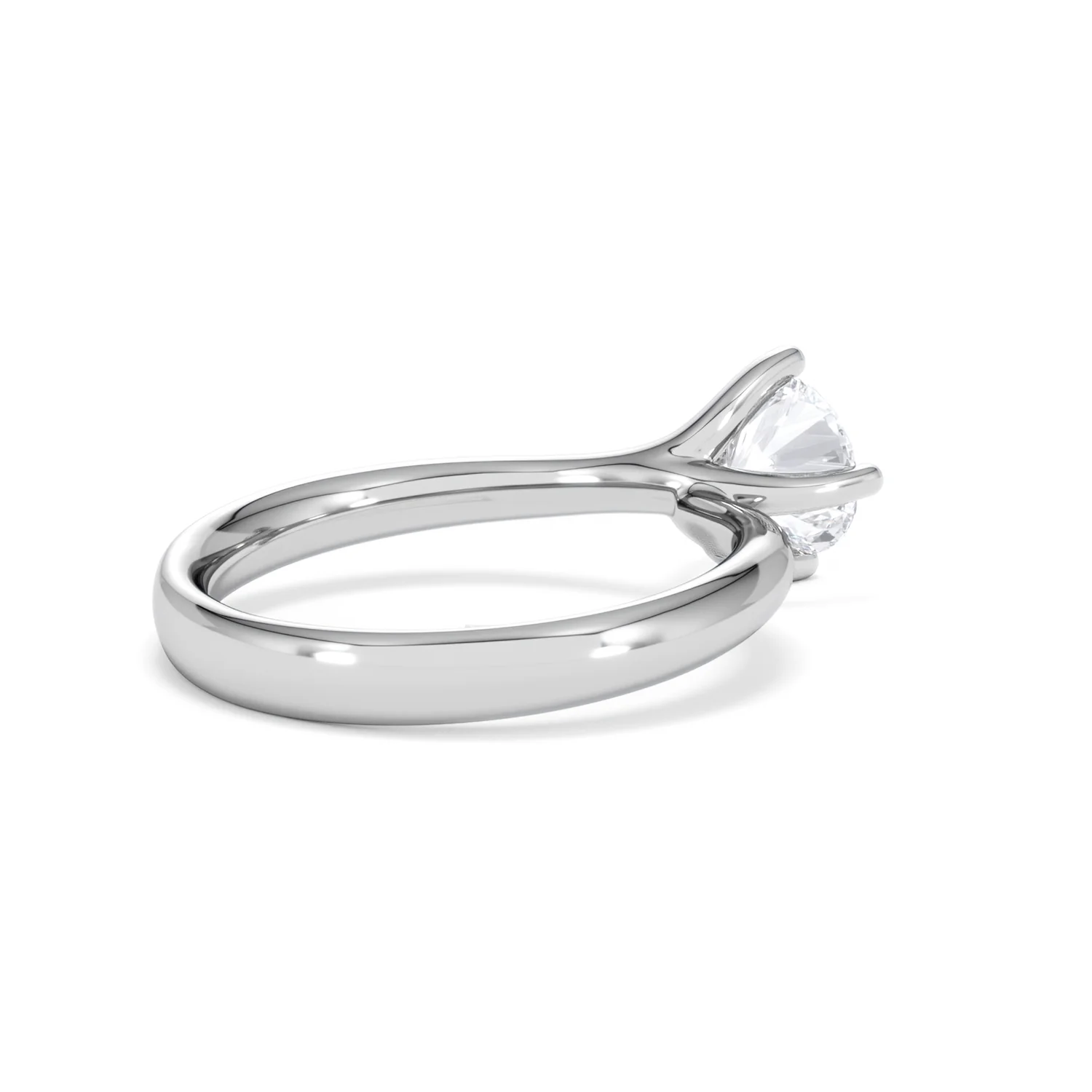 1 Carat Diamond Engagement Ring Lily Lab F/VS1 18K White Gold - Image 37