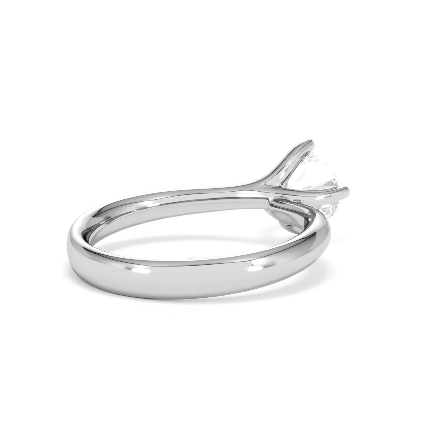 1 Carat Diamond Engagement Ring Lily Lab F/VS1 18K White Gold - Image 39