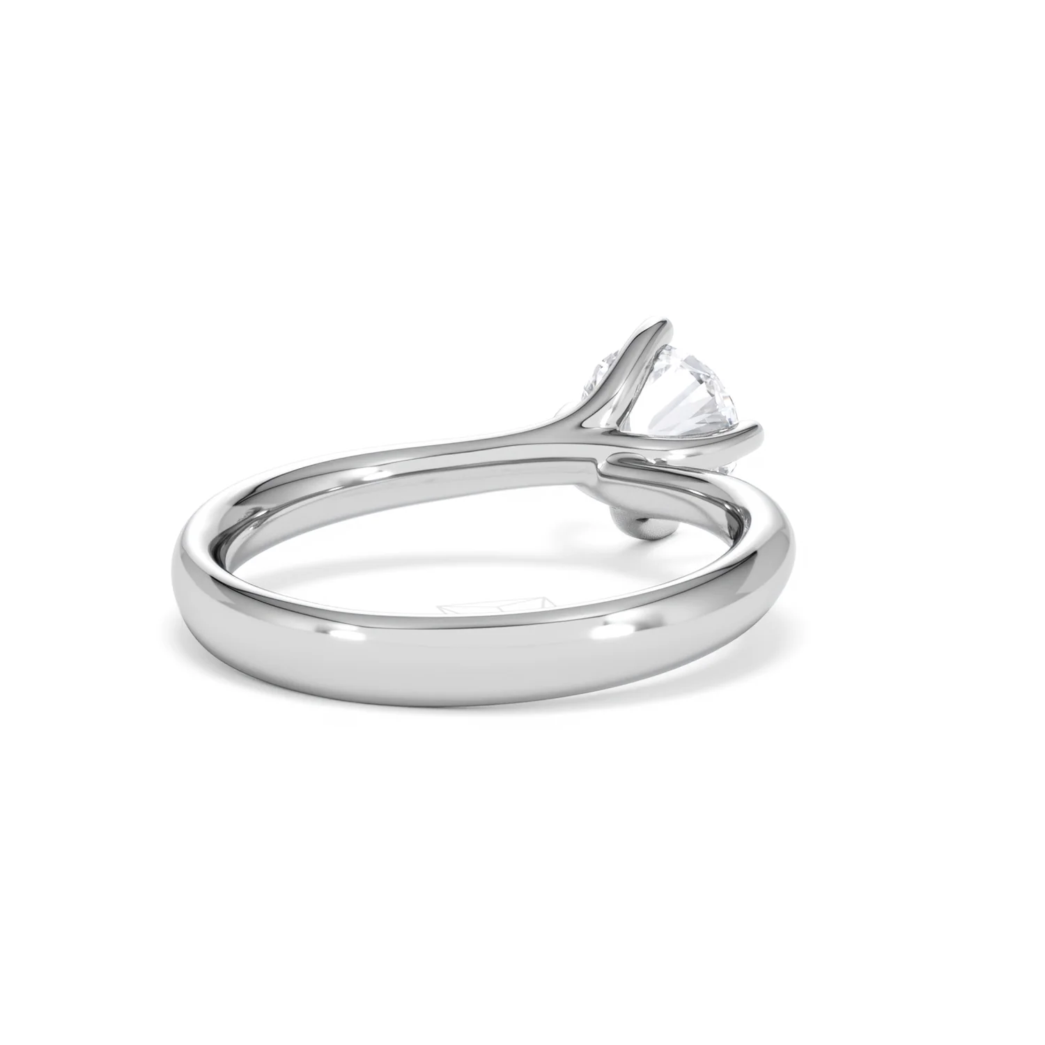 1 Carat Diamond Engagement Ring Lily Lab F/VS1 18K White Gold - Image 42
