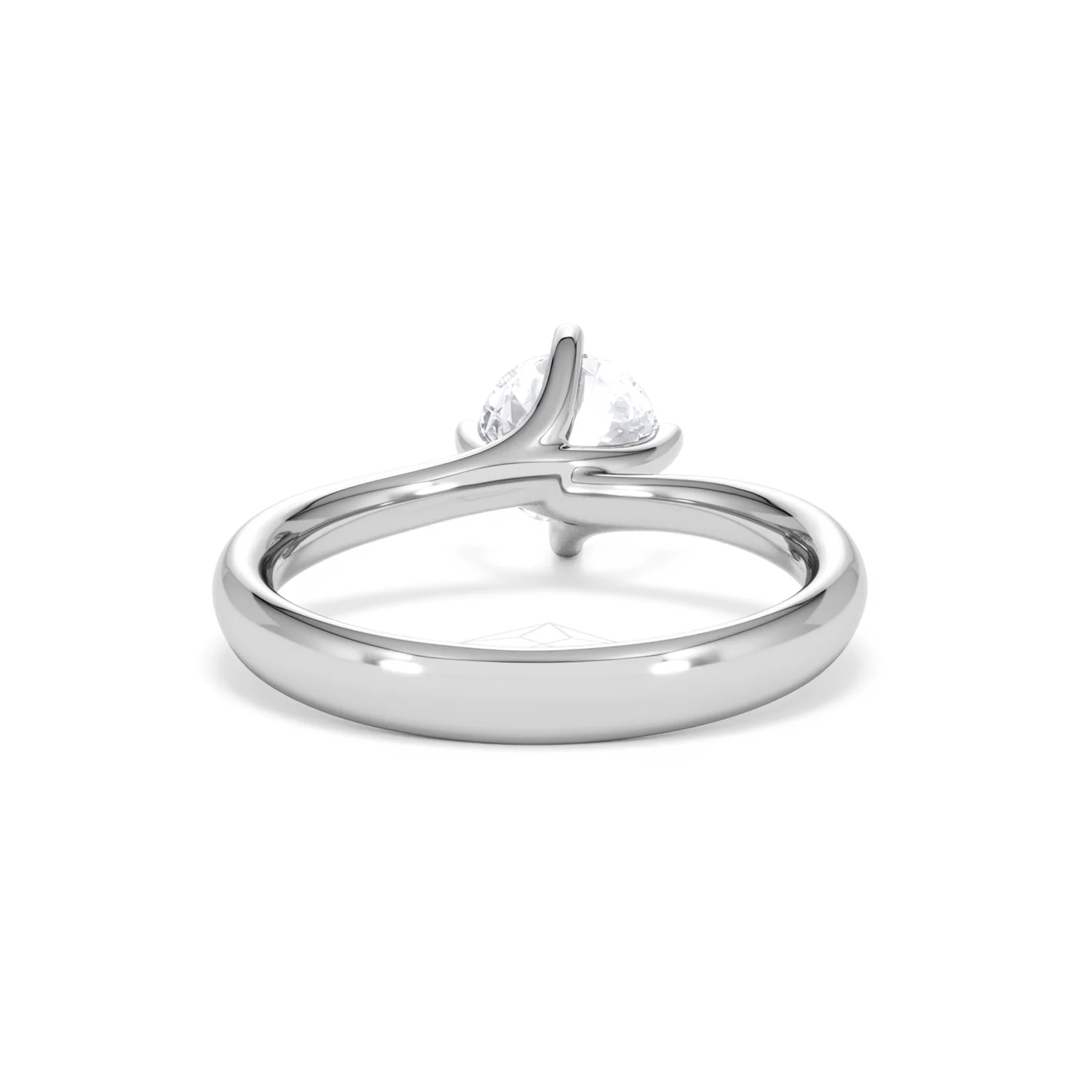 1 Carat Diamond Engagement Ring Lily Lab F/VS1 18K White Gold - Image 47