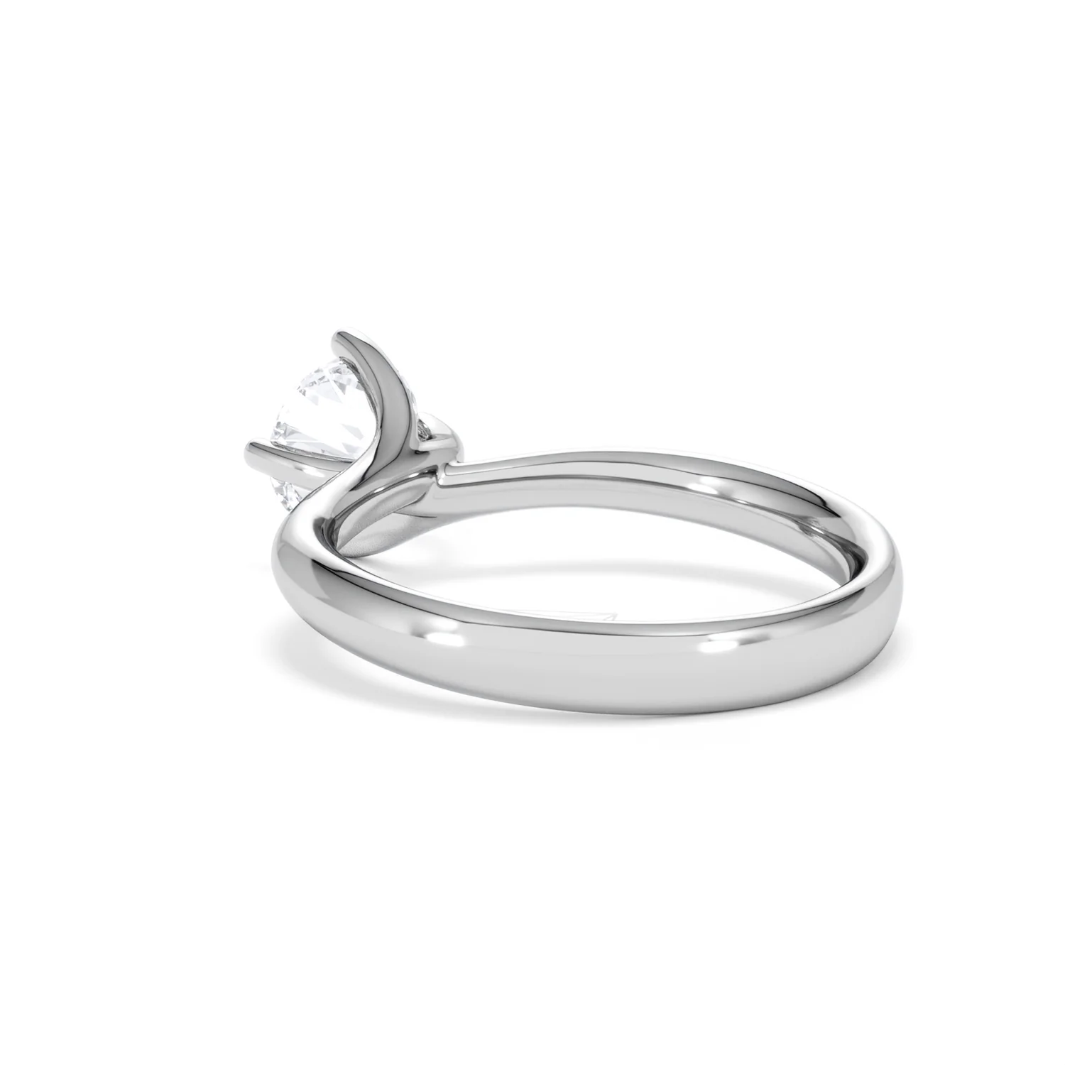 1 Carat Diamond Engagement Ring Lily Lab F/VS1 18K White Gold - Image 56
