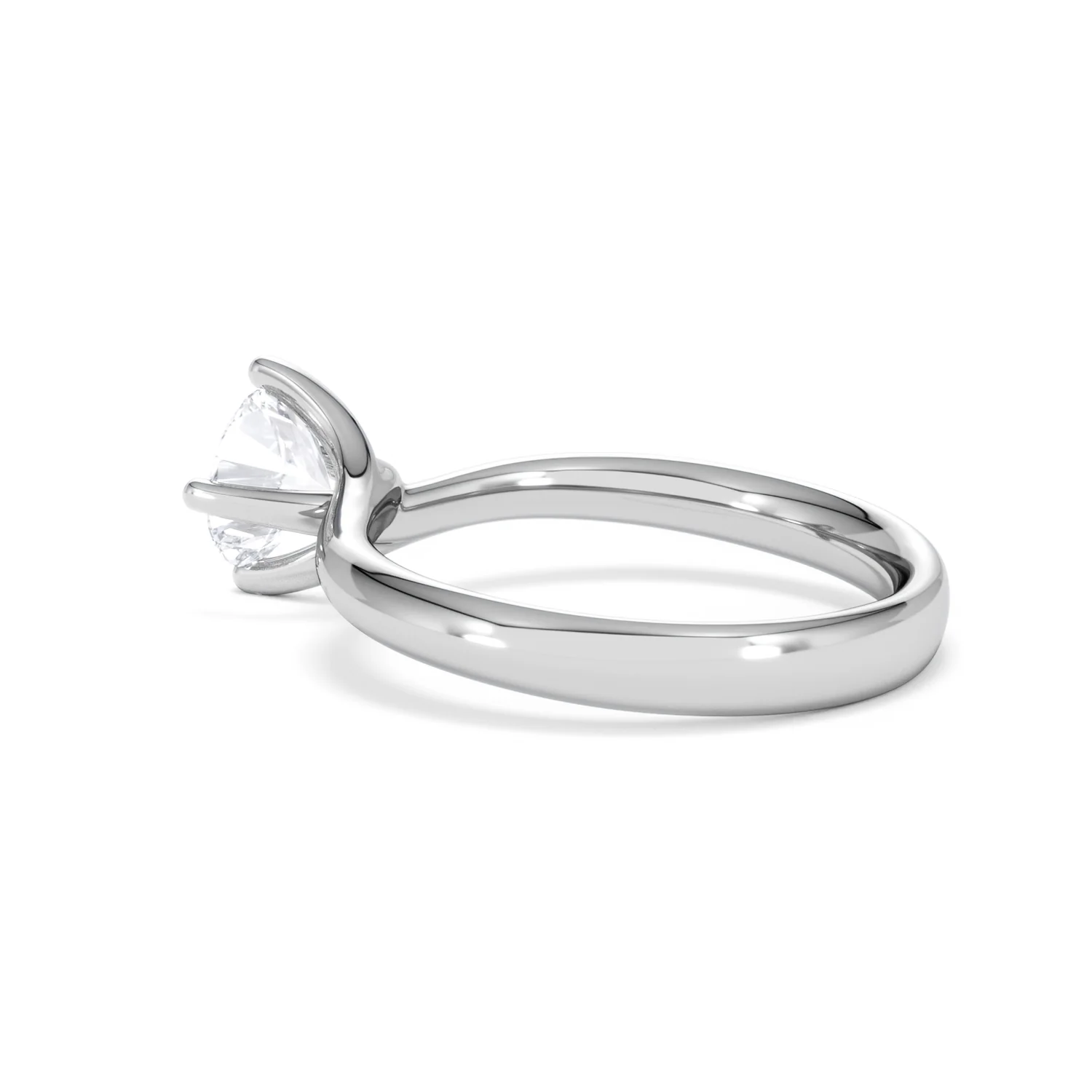 1 Carat Diamond Engagement Ring Lily Lab F/VS1 18K White Gold - Image 61