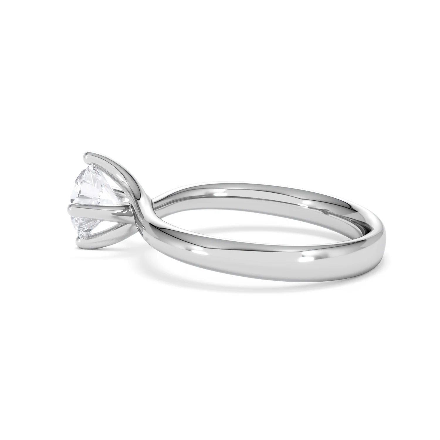1 Carat Diamond Engagement Ring Lily Lab F/VS1 18K White Gold - Image 65