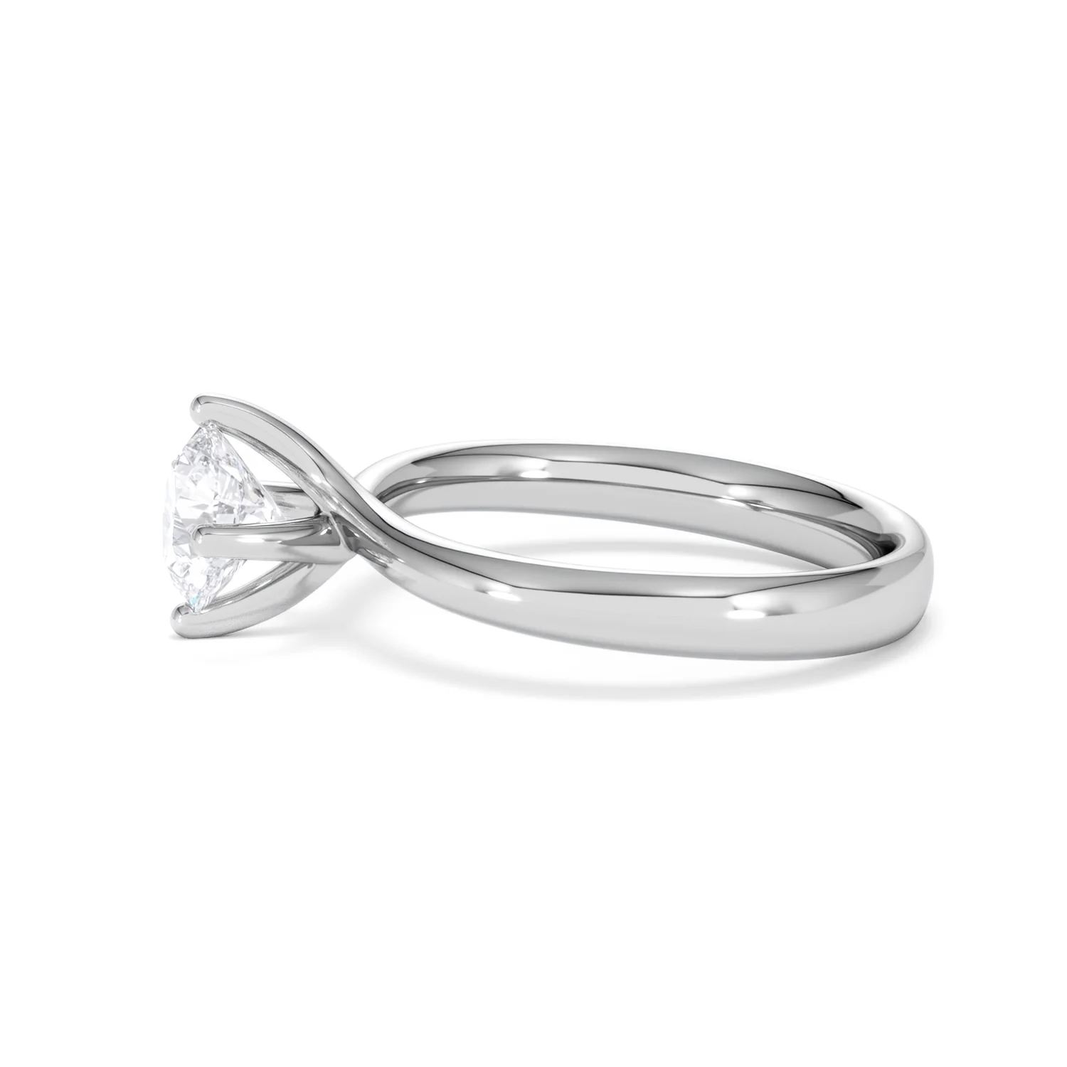 1 Carat Diamond Engagement Ring Lily Lab F/VS1 18K White Gold - Image 70