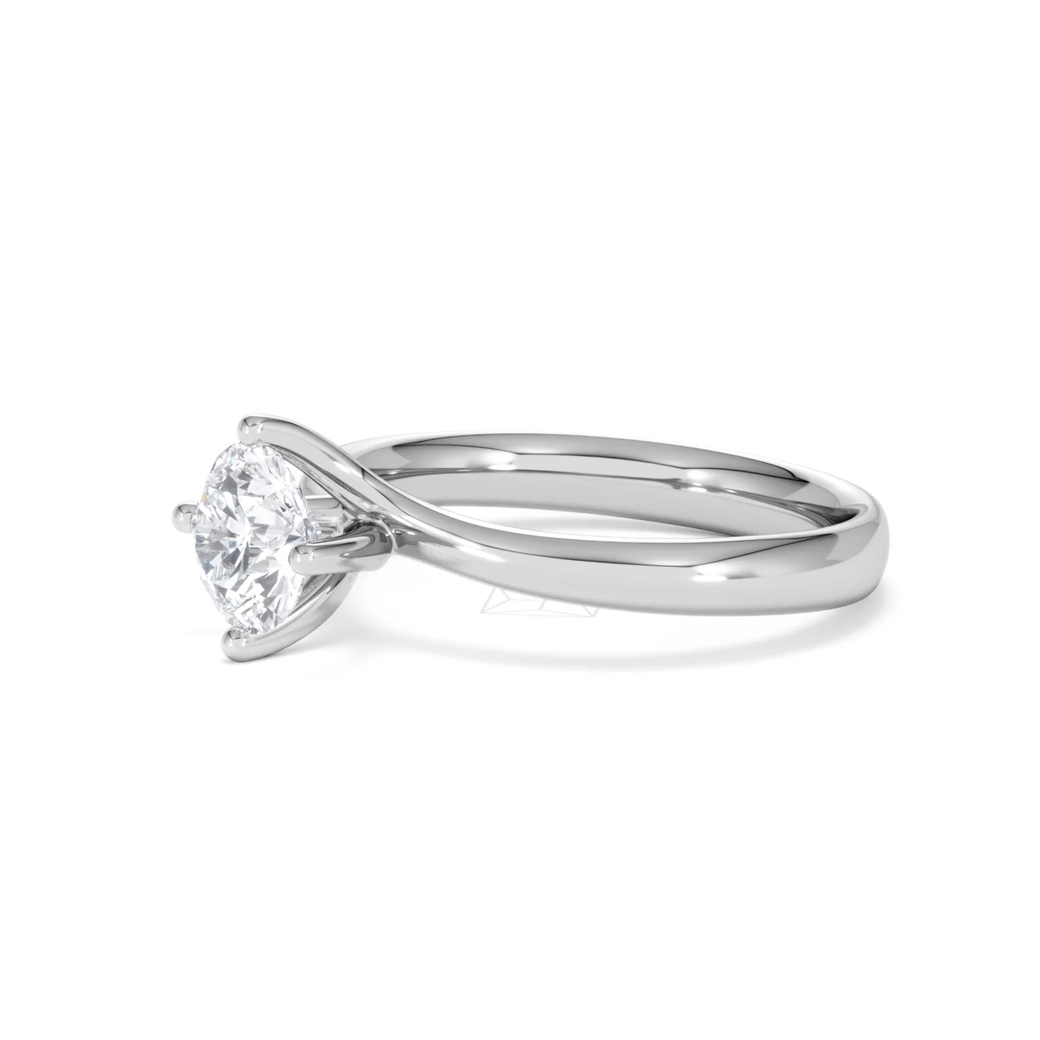 1 Carat Diamond Engagement Ring Lily Lab F/VS1 18K White Gold - Image 76