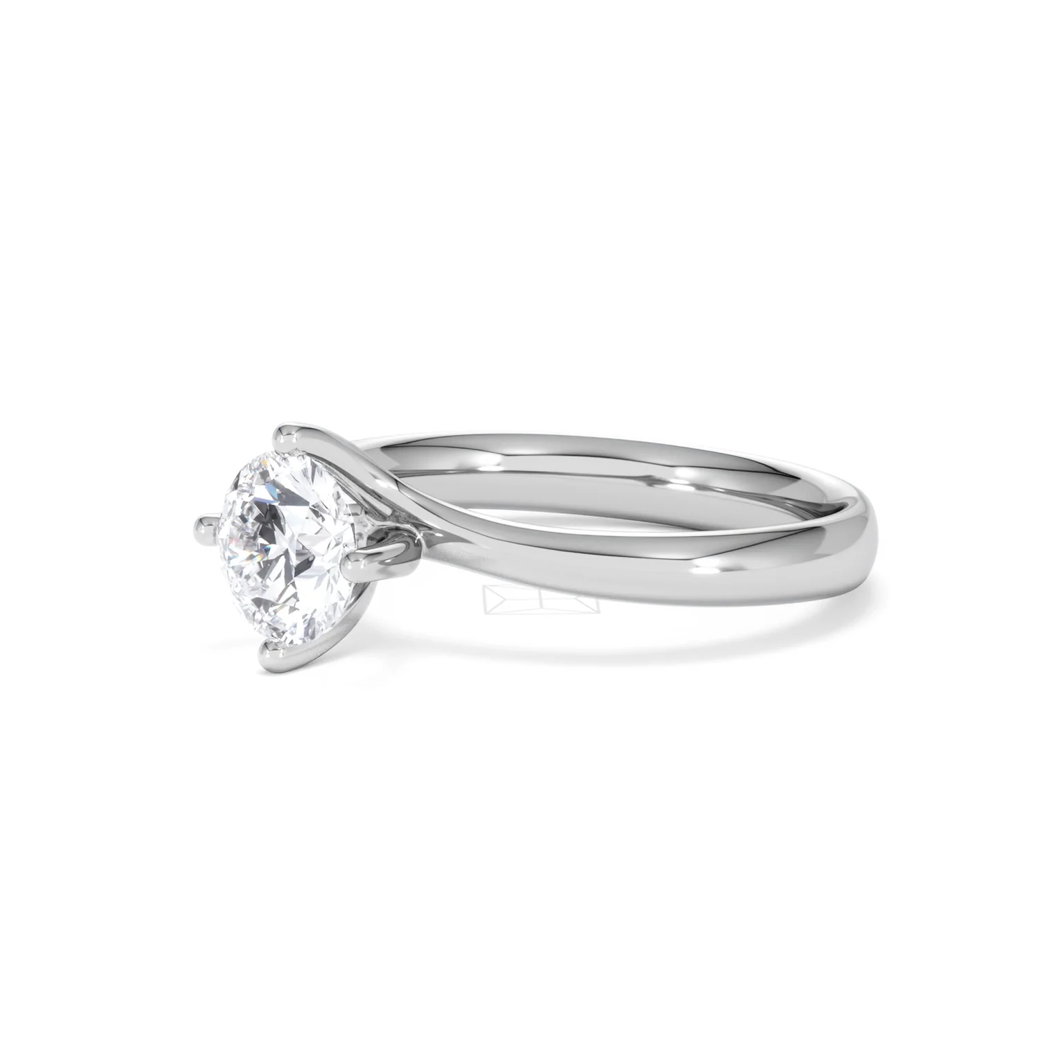 1 Carat Diamond Engagement Ring Lily Lab F/VS1 18K White Gold - Image 78