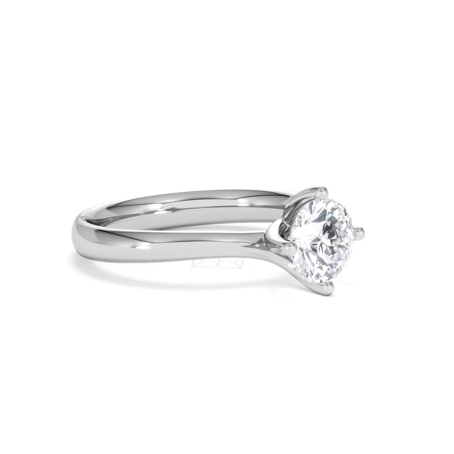 1 Carat Diamond Engagement Ring Lily Lab F/VS1 Platinum IGI Certified - Image 17