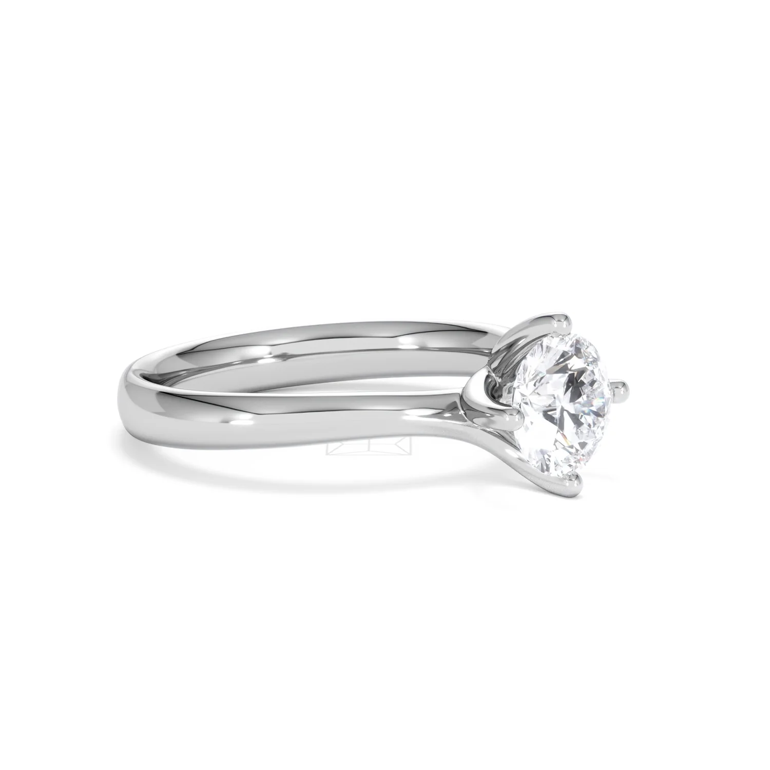 1 Carat Diamond Engagement Ring Lily Lab F/VS1 Platinum IGI Certified - Image 18