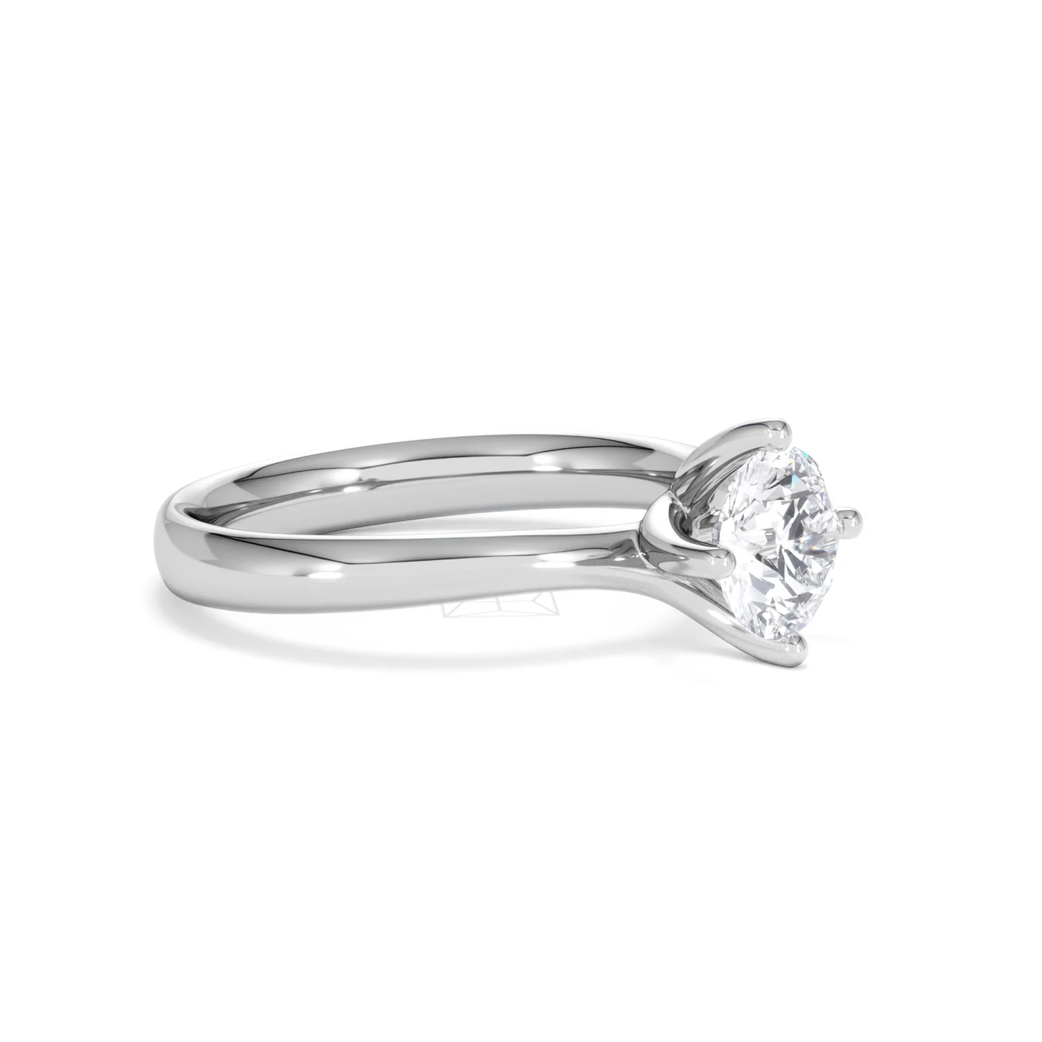 1 Carat Diamond Engagement Ring Lily Lab F/VS1 Platinum IGI Certified - Image 19