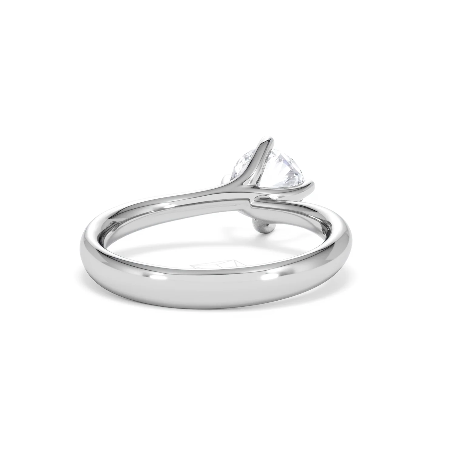 1 Carat Diamond Engagement Ring Lily Lab F/VS1 Platinum IGI Certified - Image 44