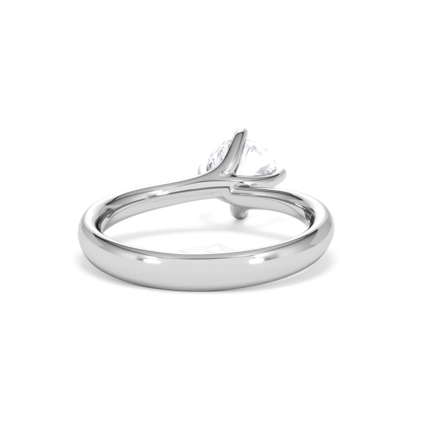 1 Carat Diamond Engagement Ring Lily Lab F/VS1 Platinum IGI Certified - Image 45