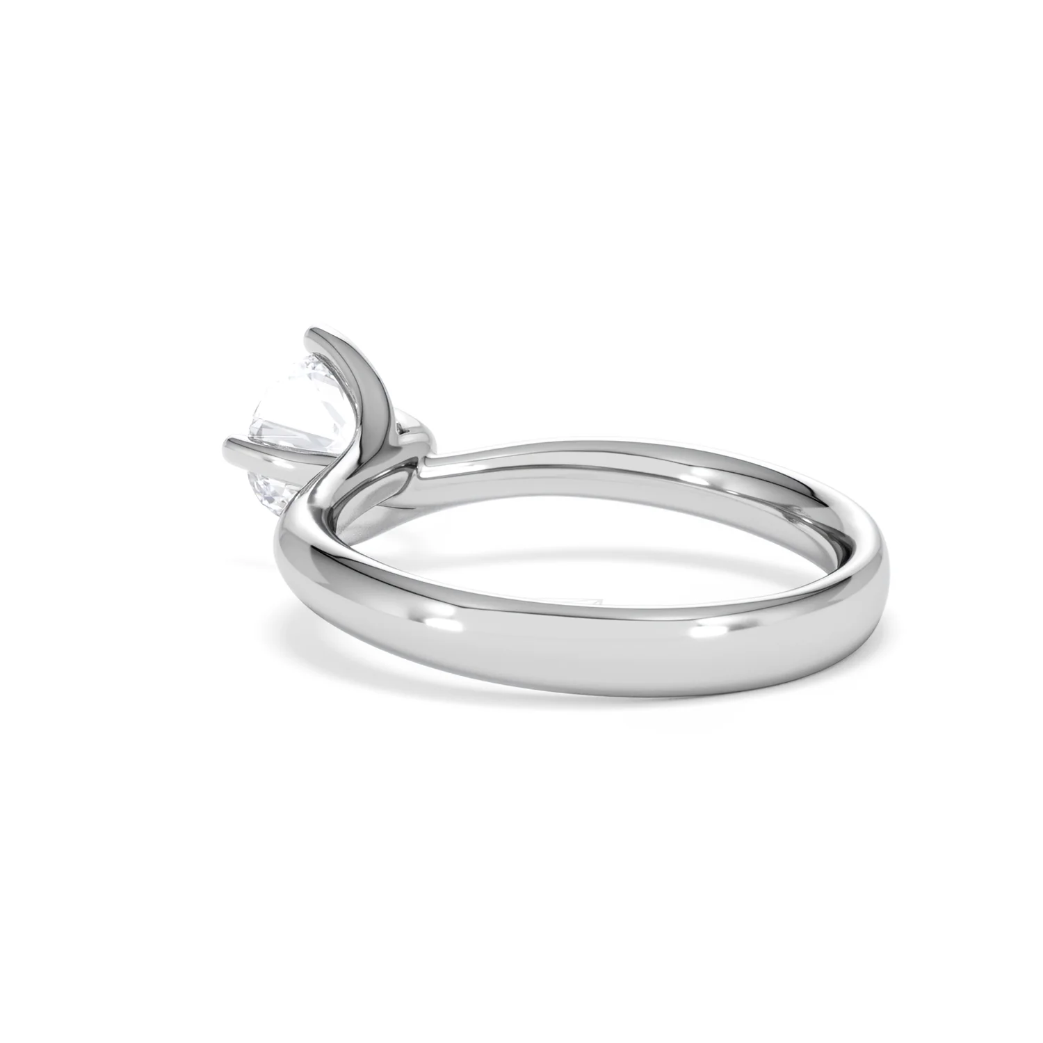 1 Carat Diamond Engagement Ring Lily Lab F/VS1 Platinum IGI Certified - Image 57
