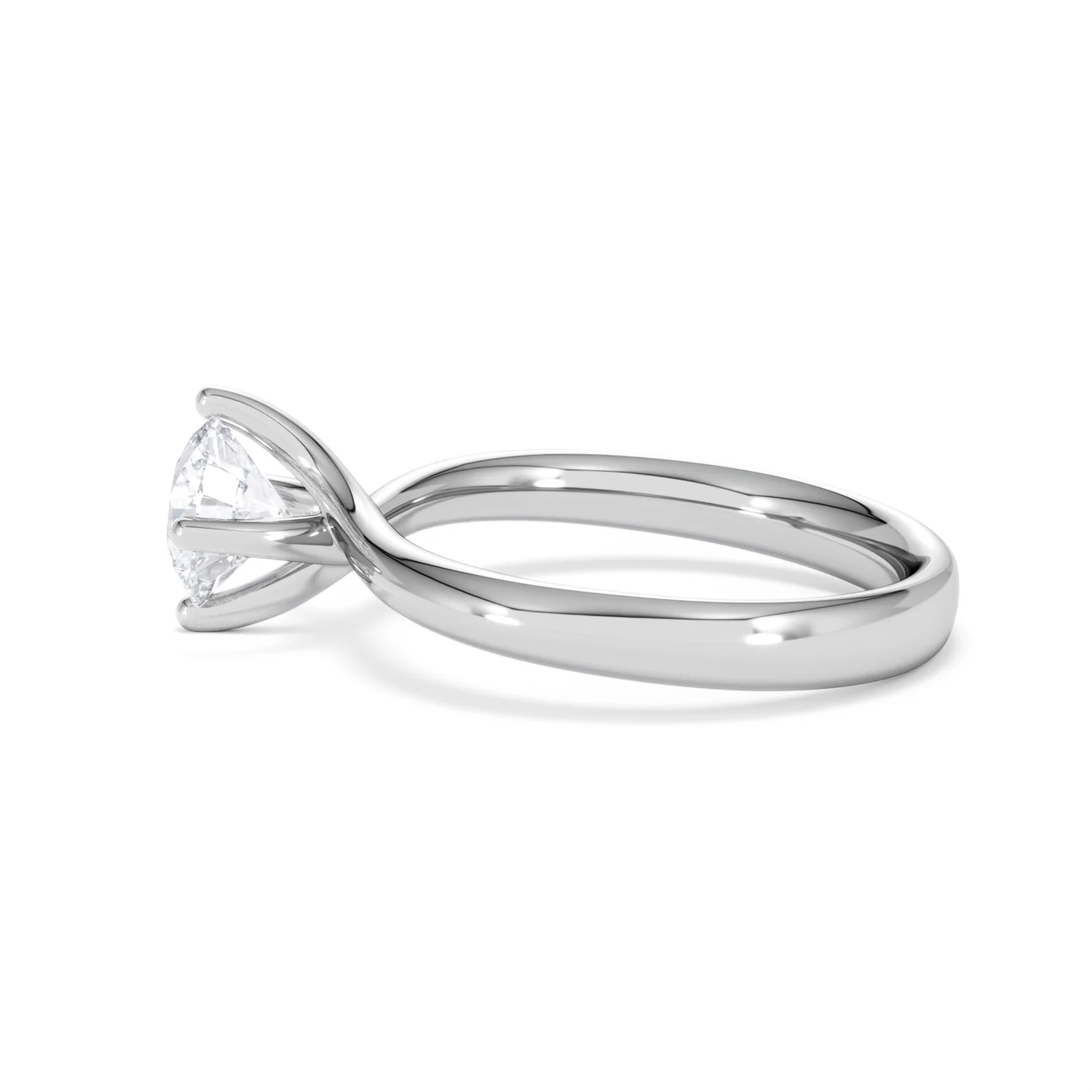 1 Carat Diamond Engagement Ring Lily Lab F/VS1 Platinum IGI Certified - Image 67
