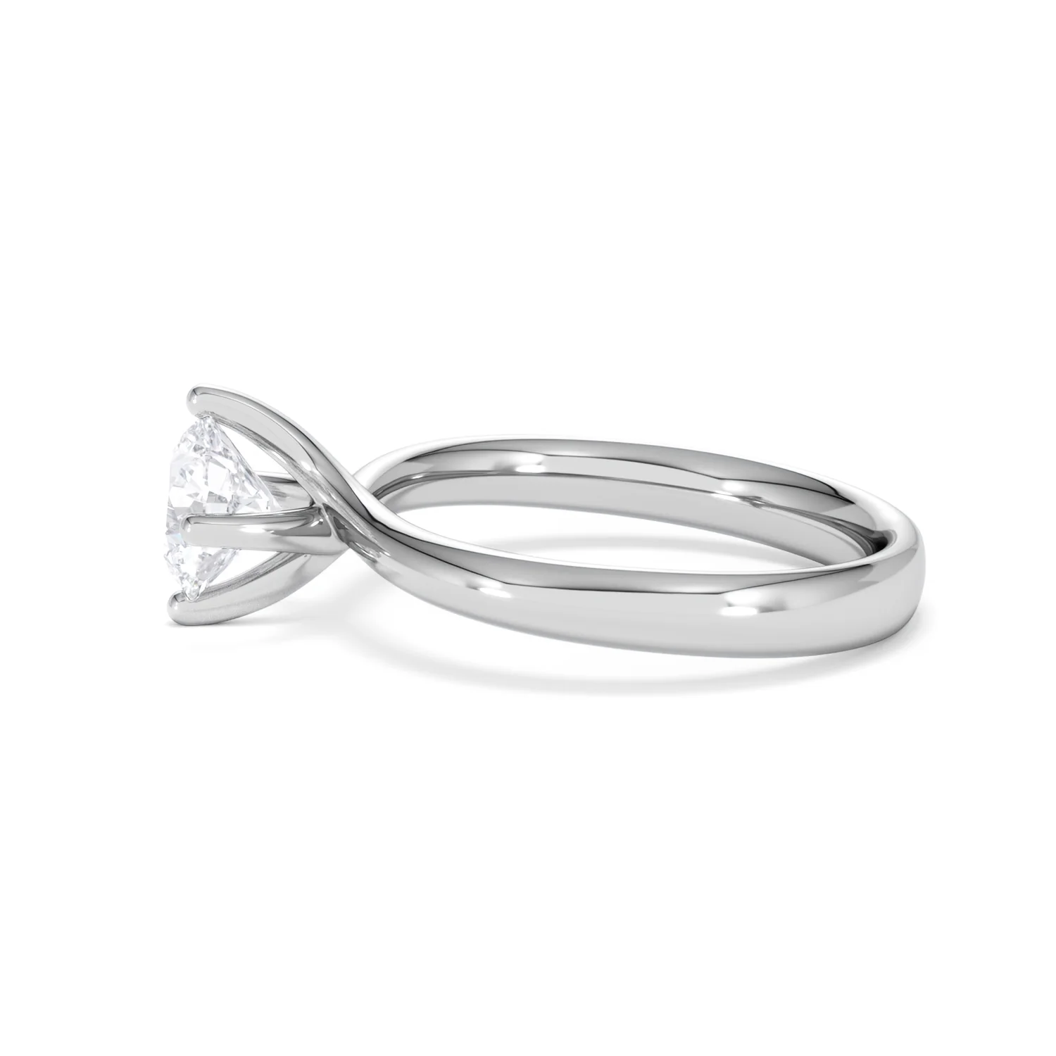 1 Carat Diamond Engagement Ring Lily Lab F/VS1 Platinum IGI Certified - Image 69