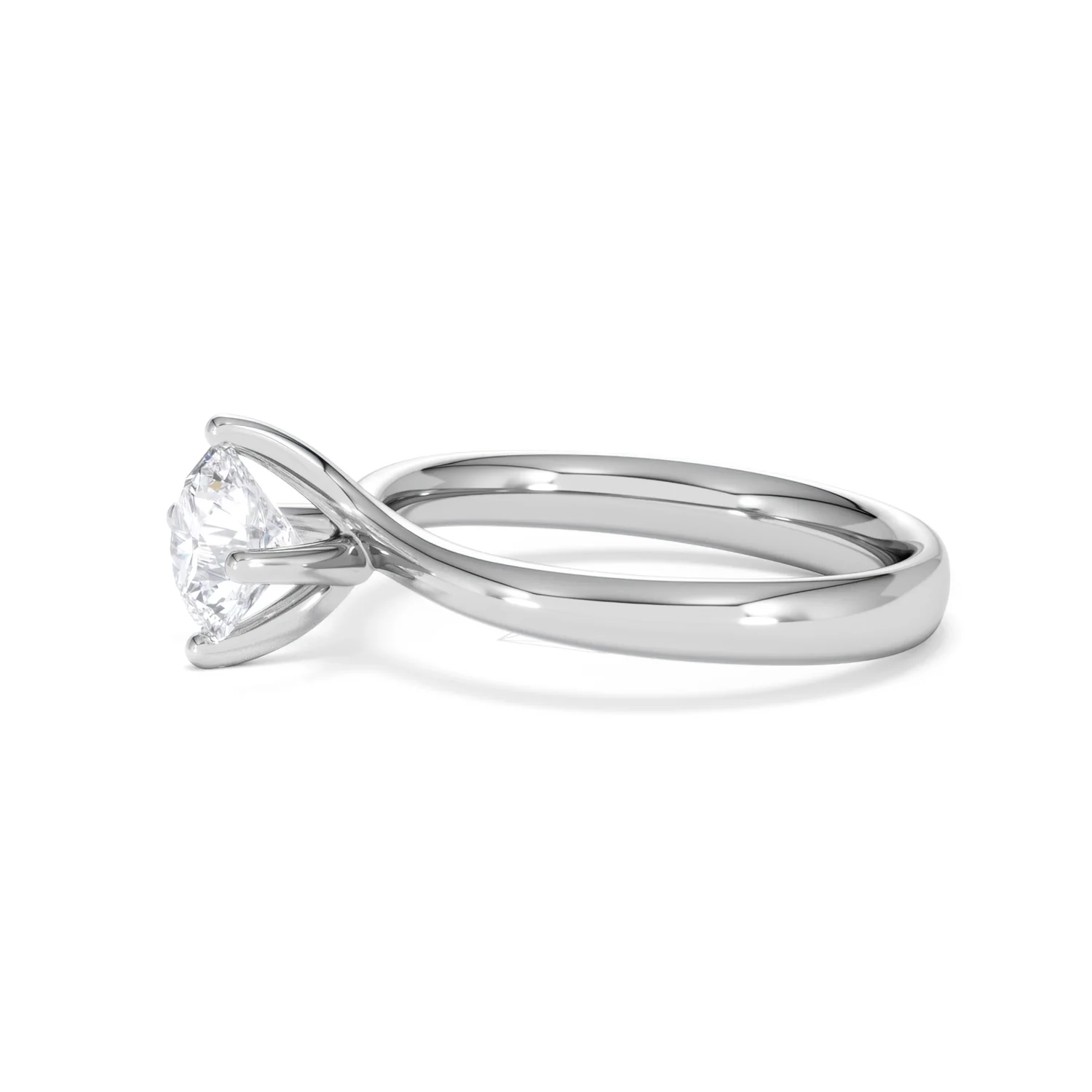1 Carat Diamond Engagement Ring Lily Lab F/VS1 Platinum IGI Certified - Image 72