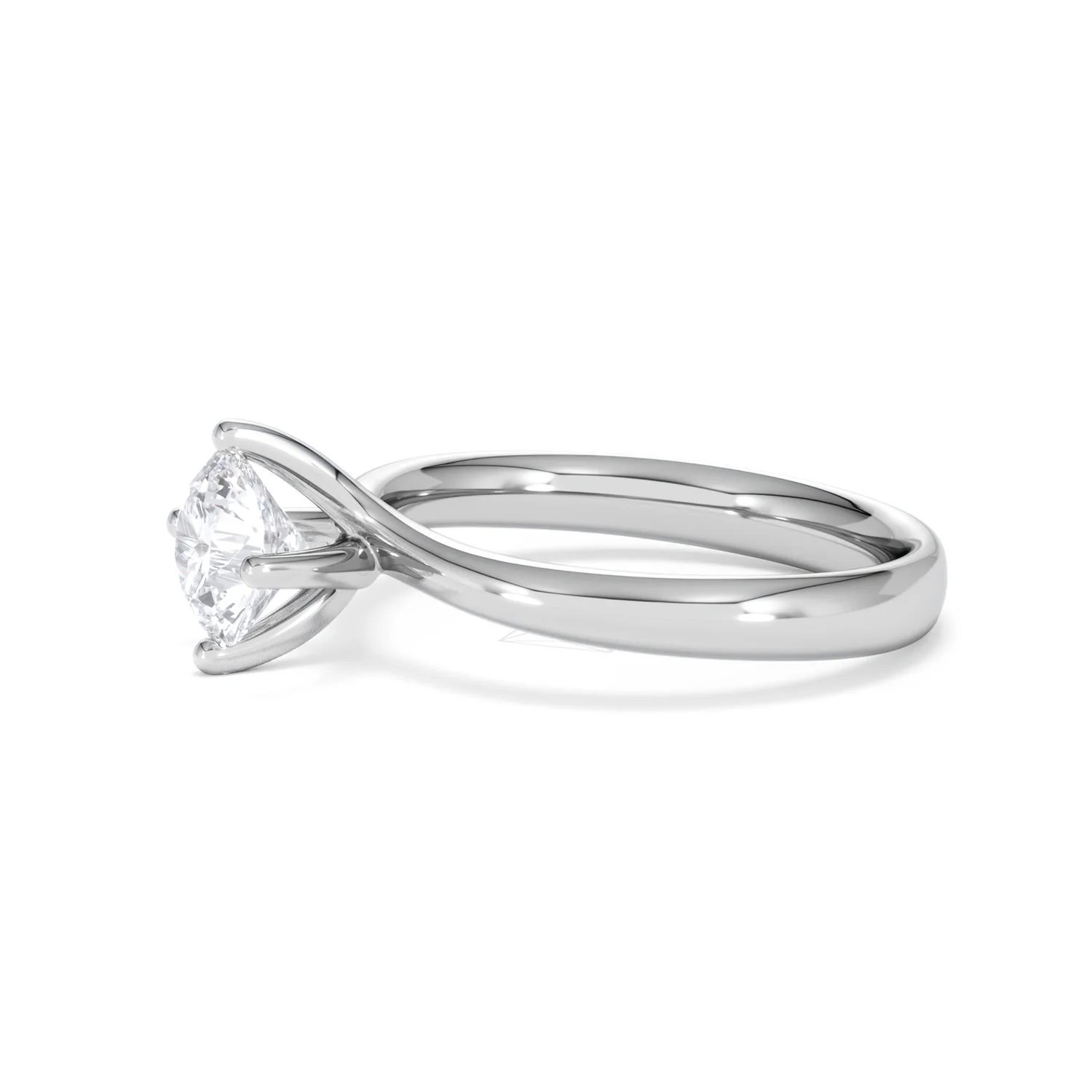 1 Carat Diamond Engagement Ring Lily Lab F/VS1 Platinum IGI Certified - Image 73