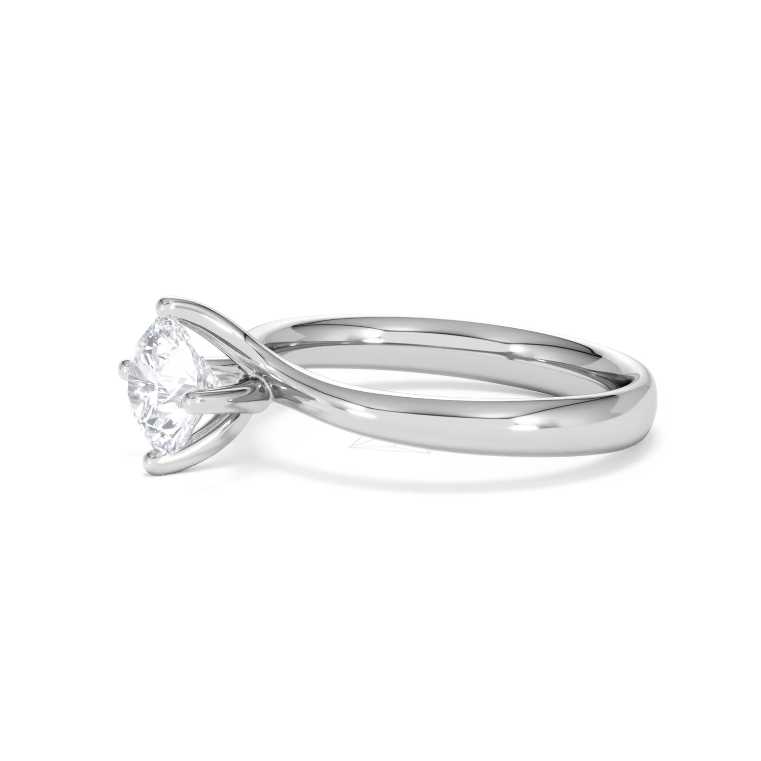 1 Carat Diamond Engagement Ring Lily Lab F/VS1 Platinum IGI Certified - Image 74