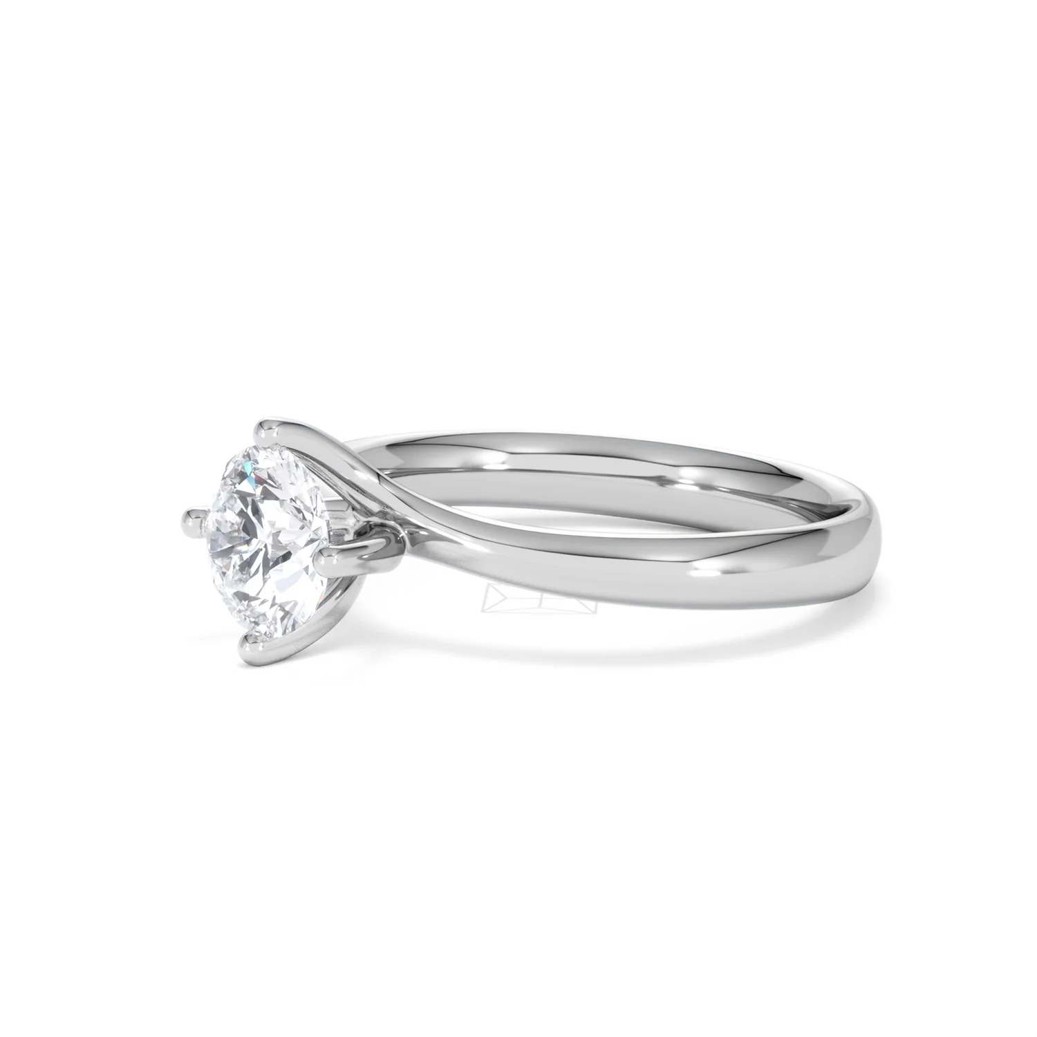1 Carat Diamond Engagement Ring Lily Lab F/VS1 Platinum IGI Certified - Image 77