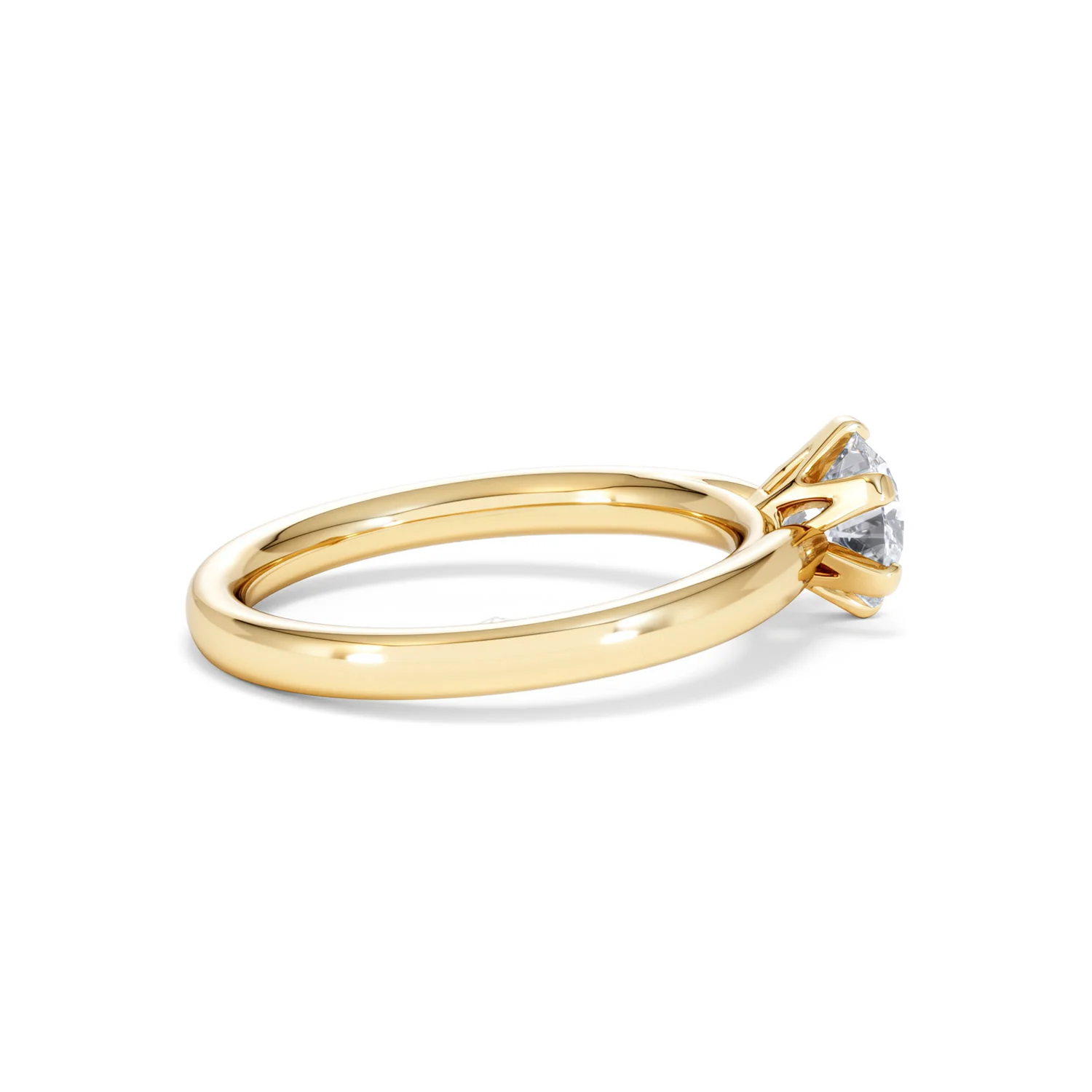 1 Carat Diamond Engagement Ring Low Set Chloe Lab F/VS1 18K Gold - Image 31