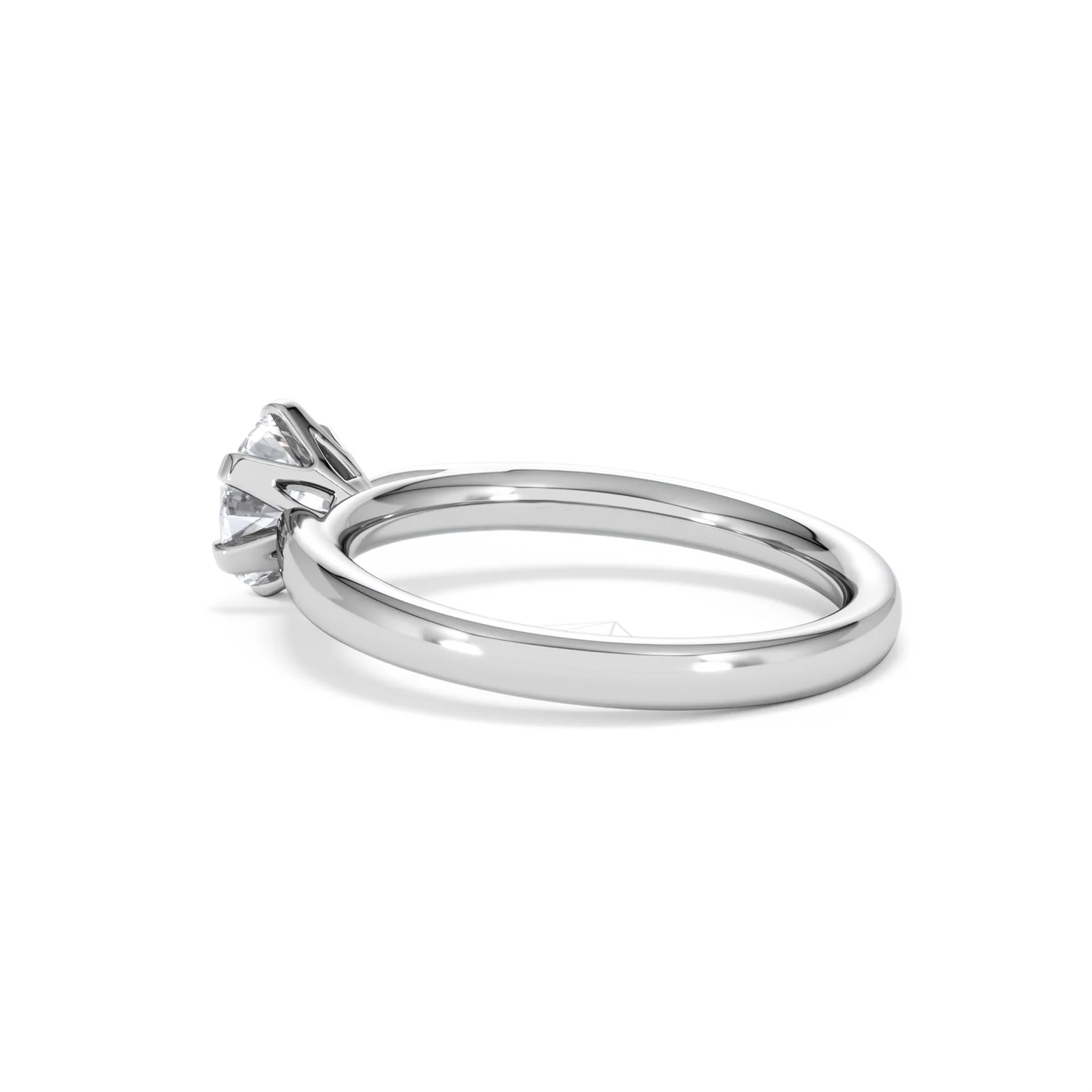 1 Carat Diamond Engagement Ring Low Set Chloe Lab F/VS1 Platinum - Image 61