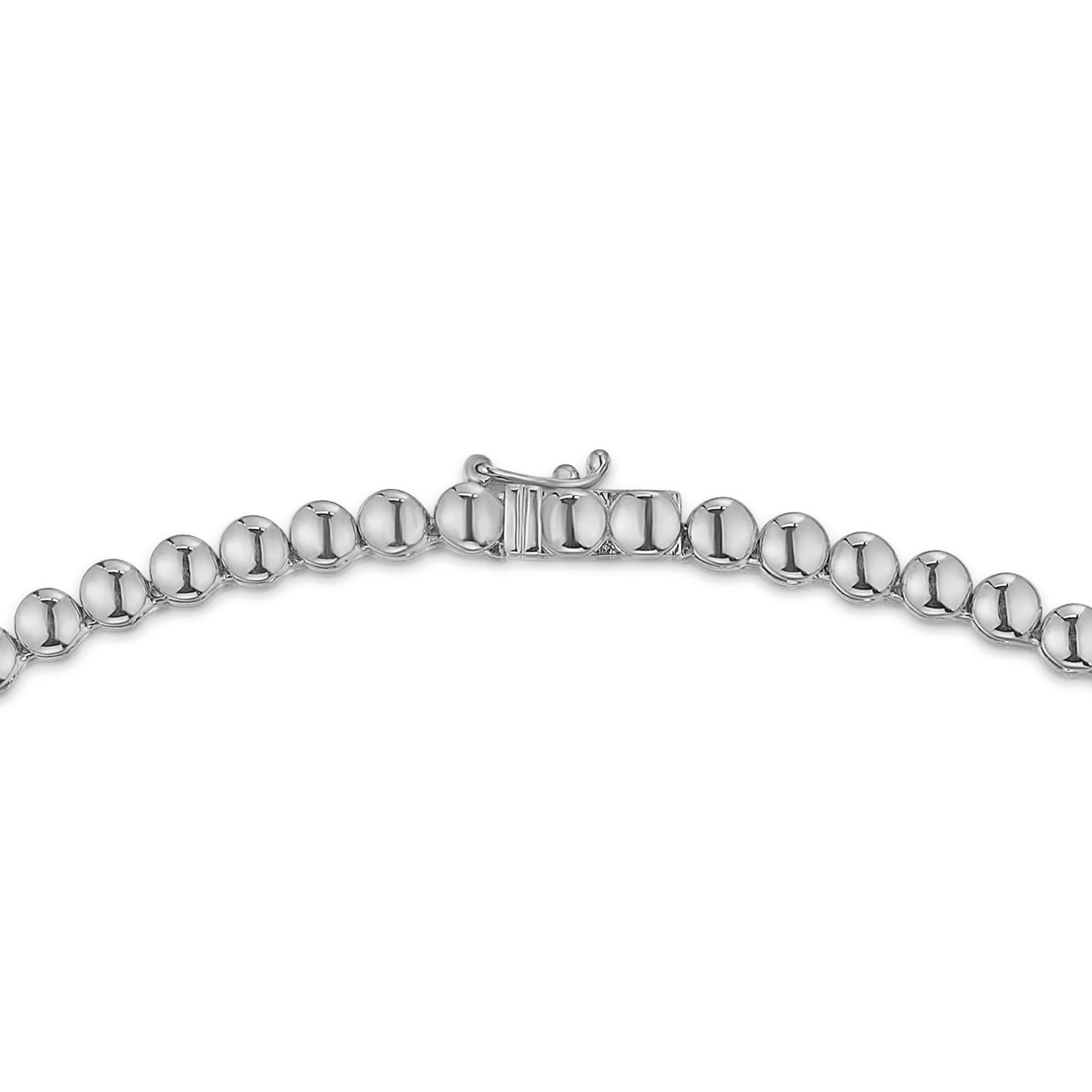 15.00ct Lab Diamond Tennis Necklace 3/4 Set in 9K White Gold F/VS - Image 5