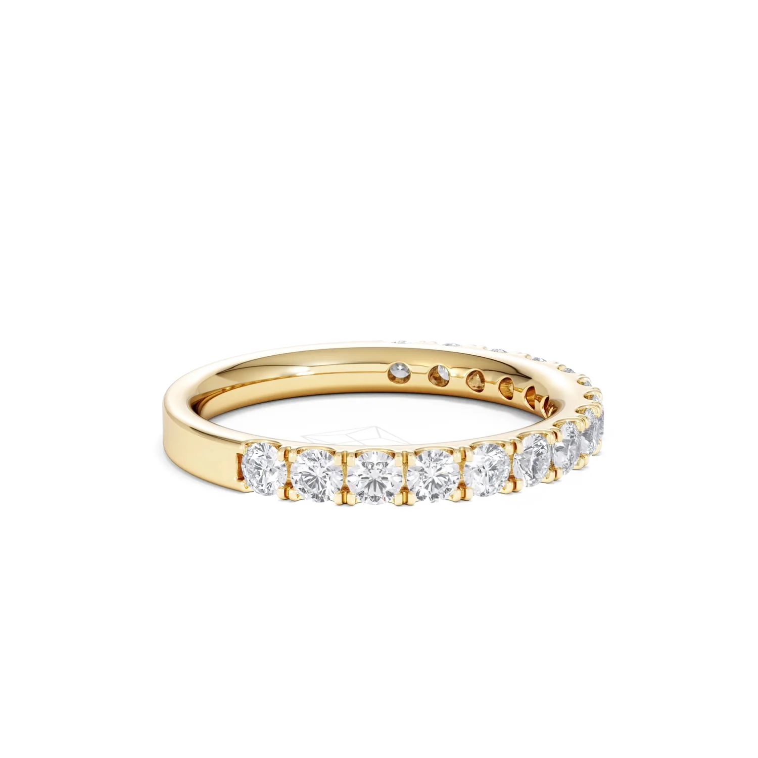 15 Stone Chloe 18K Gold Diamond Eternity Ring 1.00ct H/Si - Image 24