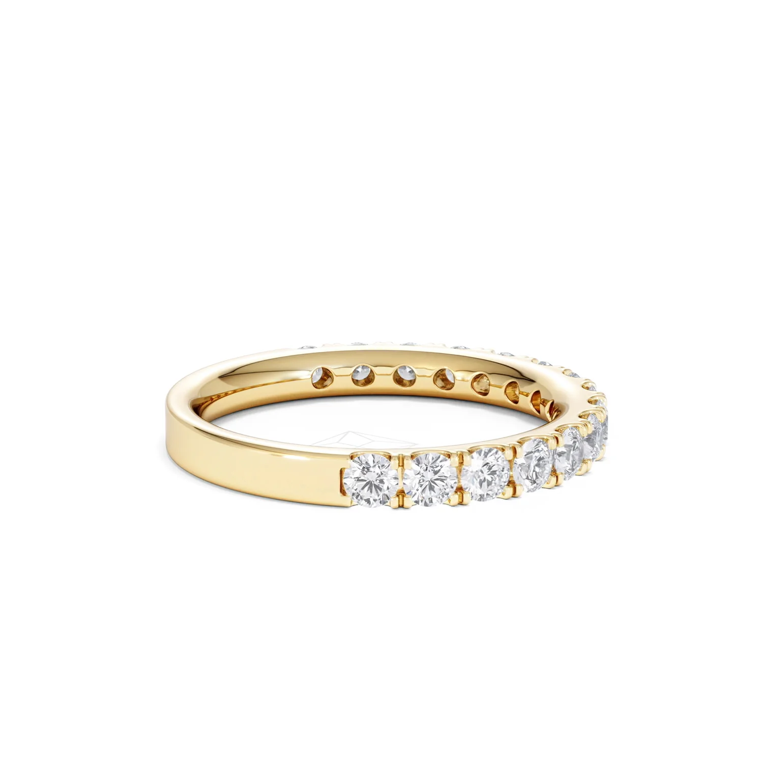 15 Stone Chloe 18K Gold Diamond Eternity Ring 1.00ct H/Si - Image 30